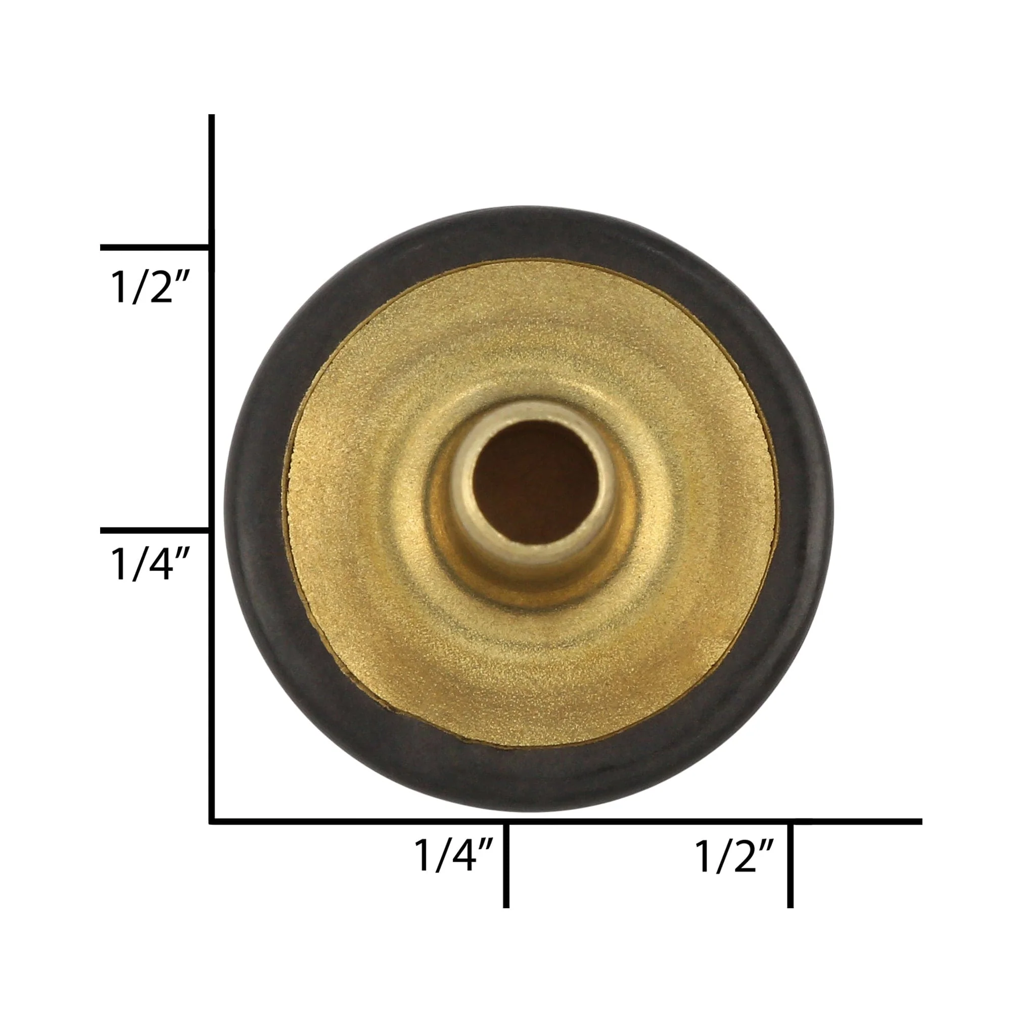 DOT® Durable™ Line 24 Antique Brass Long Cap, Solid Brass - Image 4