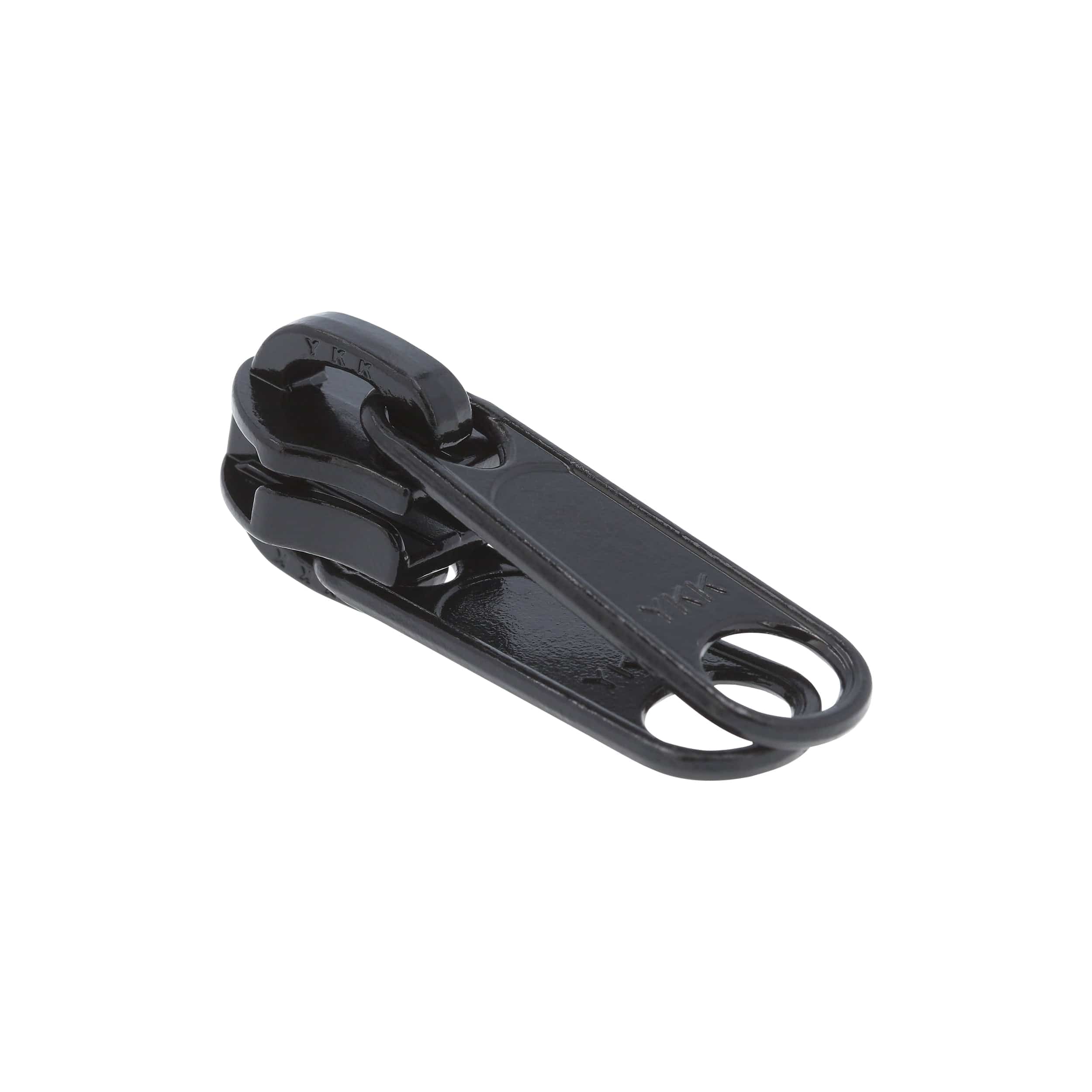 #10 Black, Coil, YKK Long Tab Non-Lock Reversible, Zinc Alloy - Image 3
