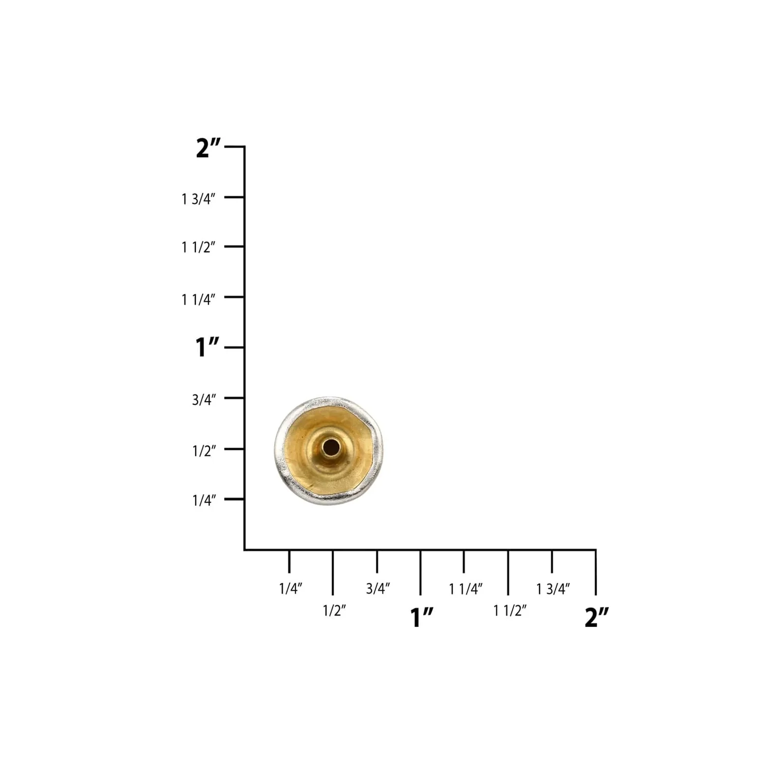 DOT® Baby Durable™ Line 20 Nickel Cap, Solid Brass - Image 2