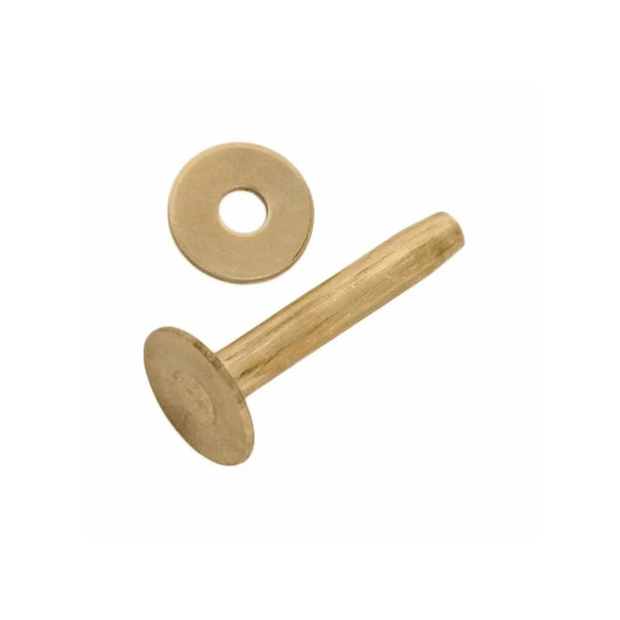 1335 #12 Solid Flat Head Rivets with Burrs - Image 3