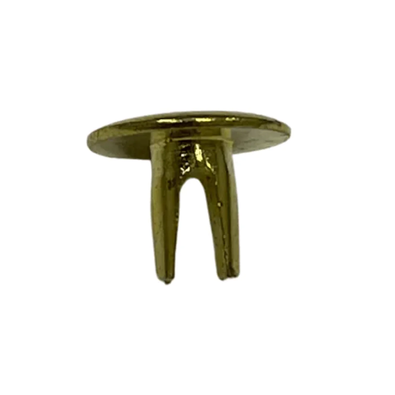 1/4" Brass, Split Rivet, Steel - Image 2