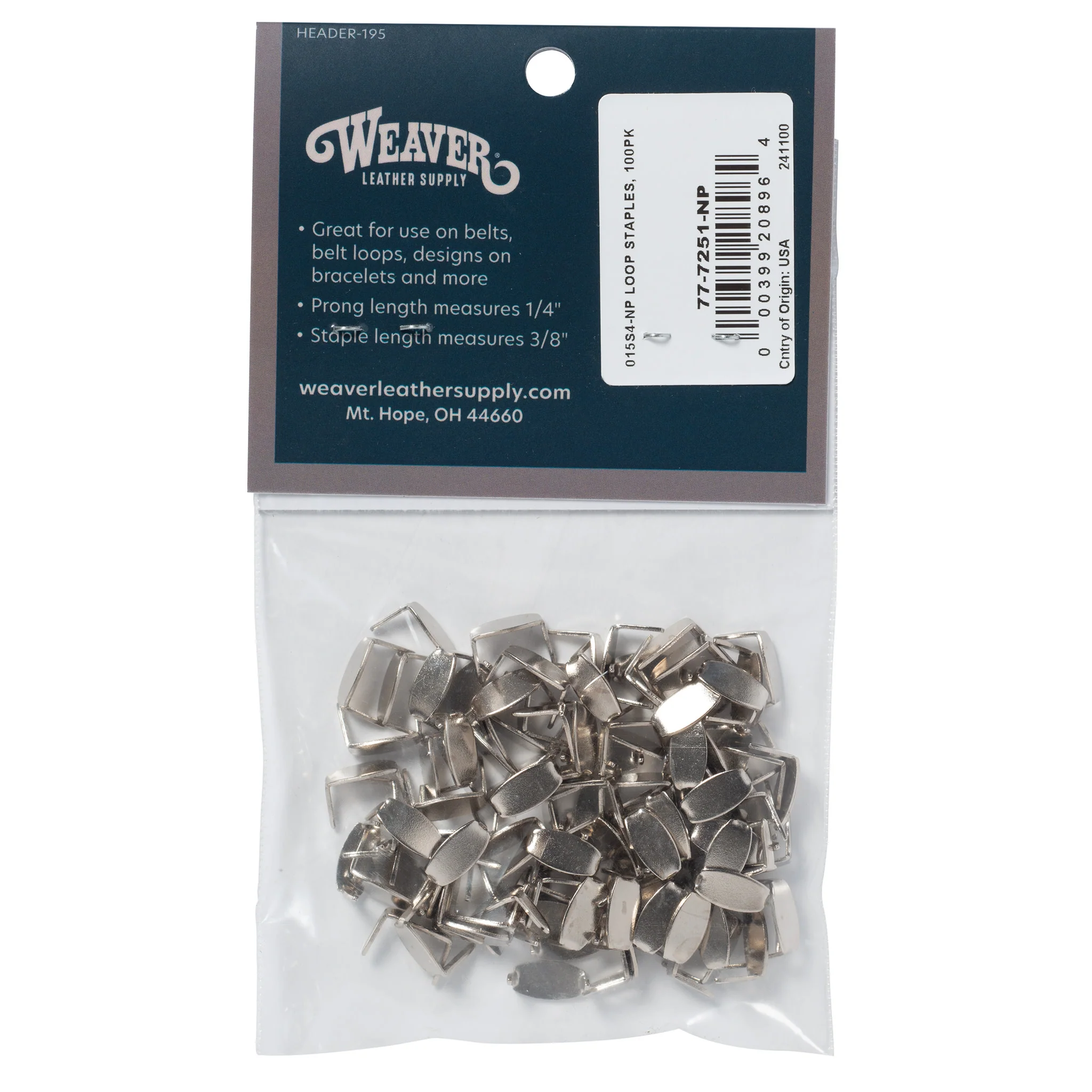 #15S4 Loop Staples, Pack of 100 - Image 4