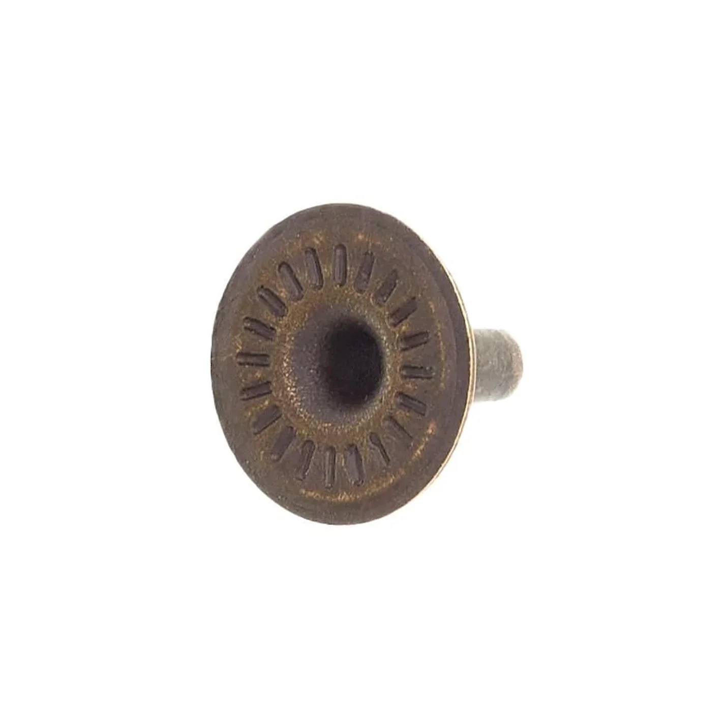Line 2, Antique Brass 1/4" Parallel Spring Post, Solid Brass - Image 3