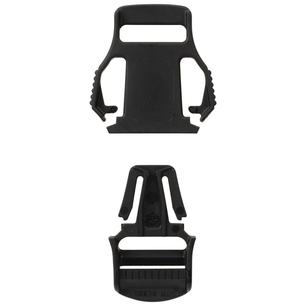 #5605 Wide guard Side Release Buckle Black, 3/4" - Image 3