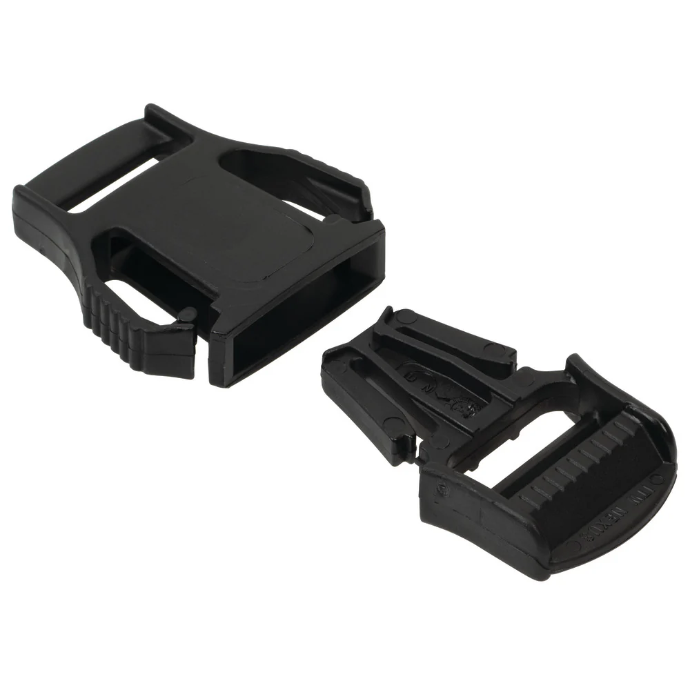 #5605 Wide guard Side Release Buckle Black, 3/4" - Image 5