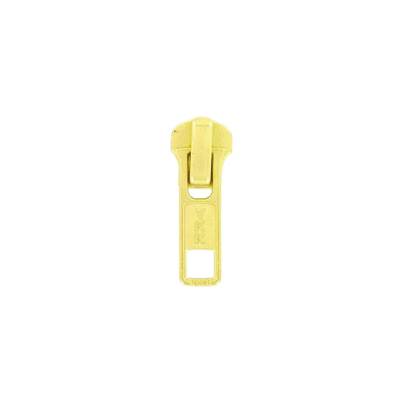 #5 Brass, Metal, YKK Auto Lock Zipper Slider, Zinc Alloy - Image 3
