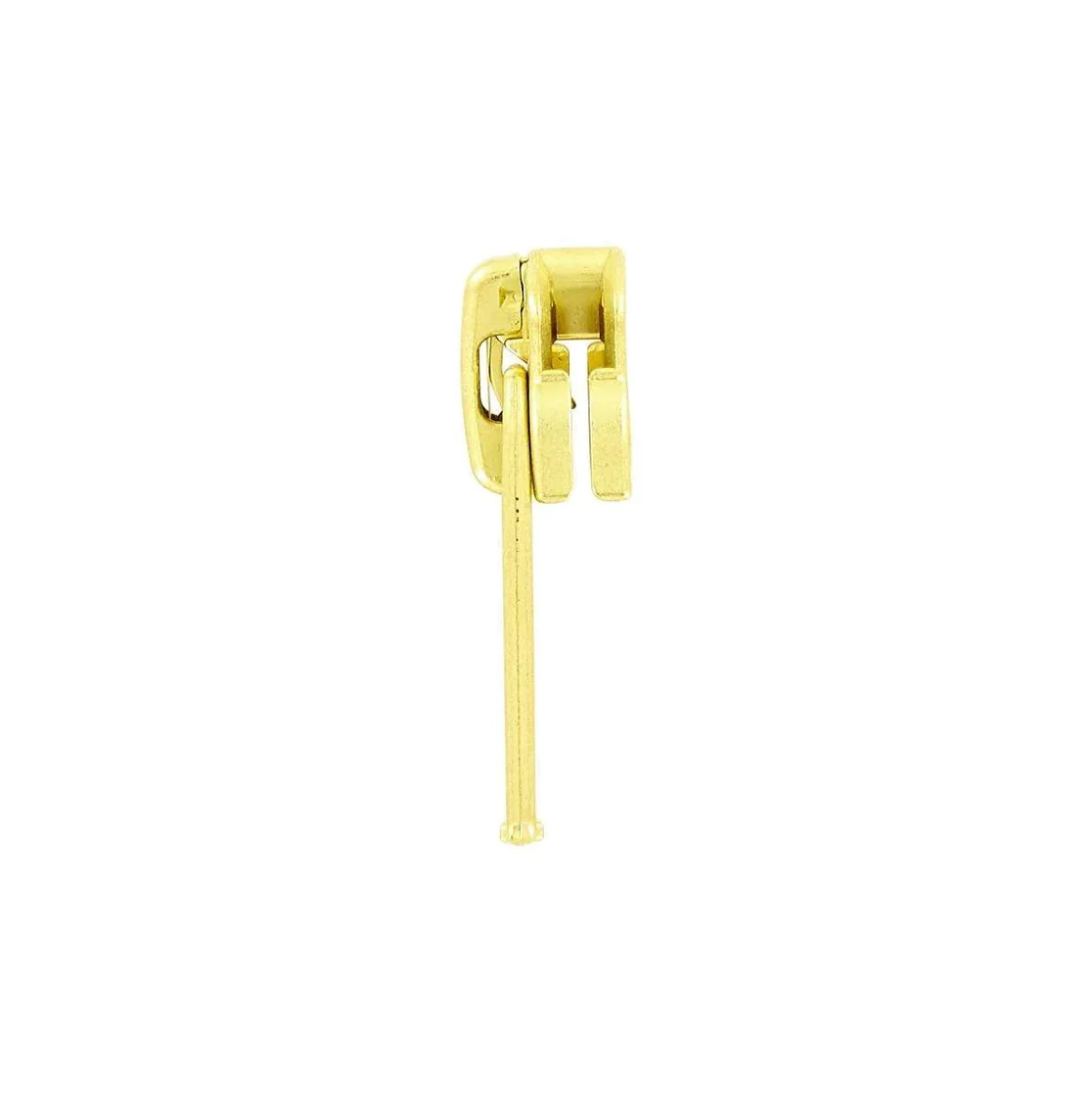 #5 Brass, Metal, YKK Auto Lock Zipper Slider, Zinc Alloy - Image 4