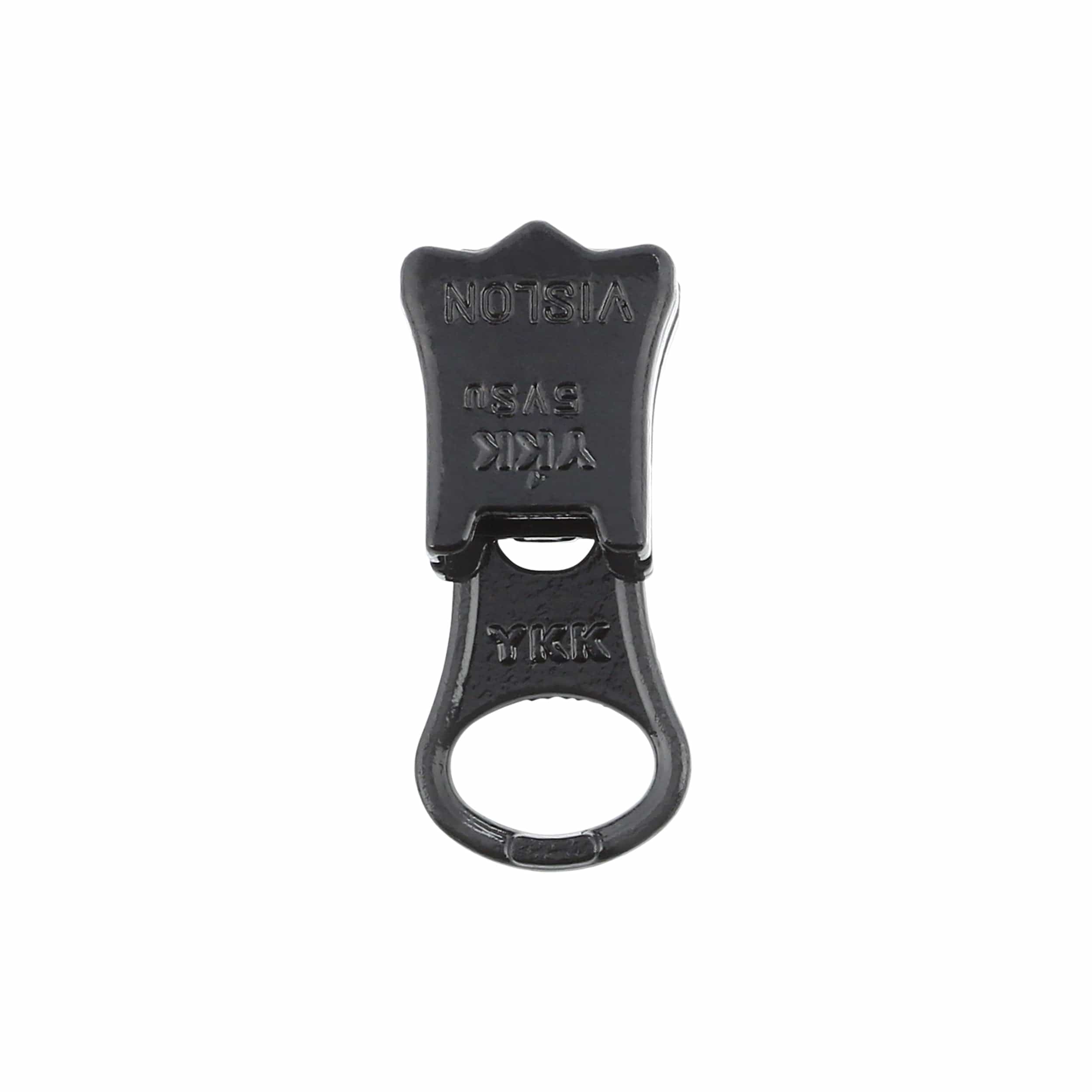 #5 Black, YKK Vislon Bottom Zipper Slider, Zinc Alloy, #5V-2-BLK - Image 3