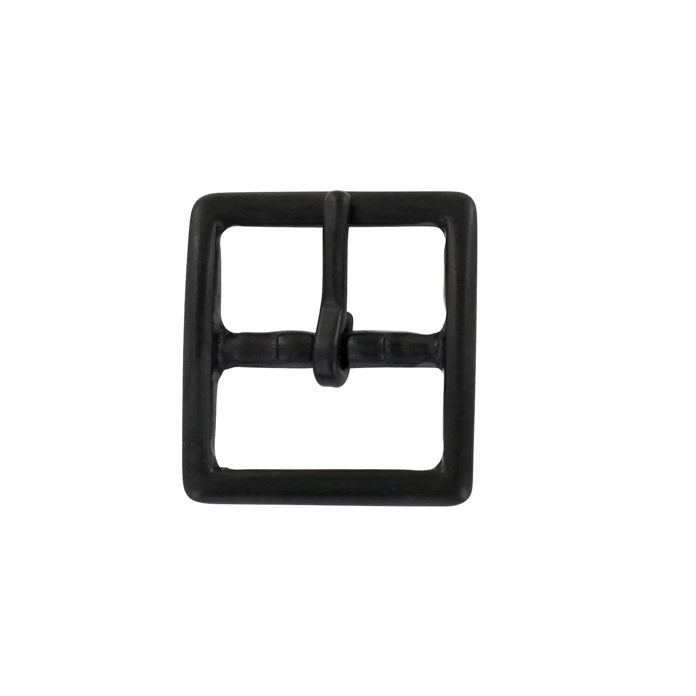 1" Black, Sam Browne Center Bar Buckle, Solid Brass