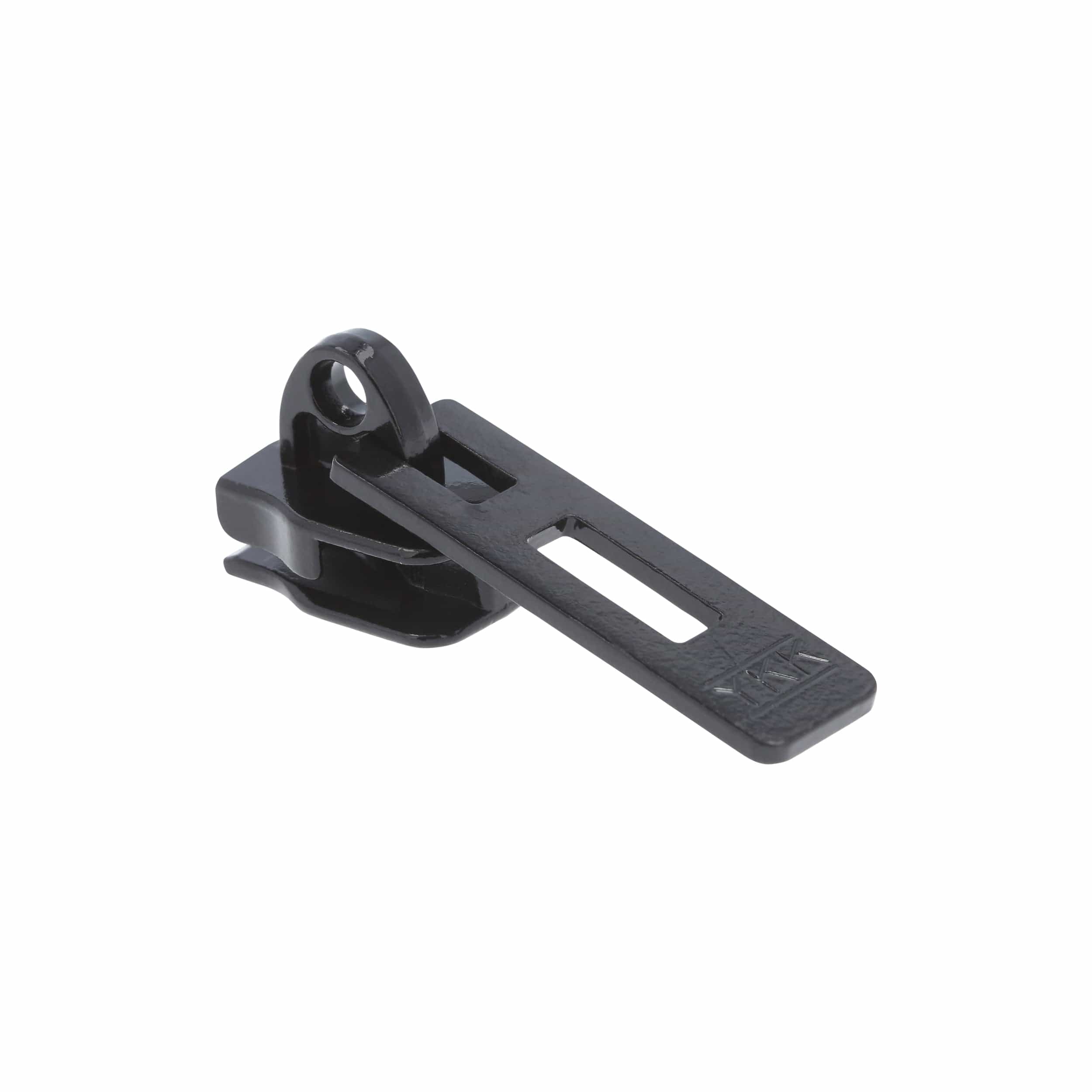 #9 Black, Coil, YKK Long Tab Padlock Zipper Slider, Zinc Alloy - Image 2