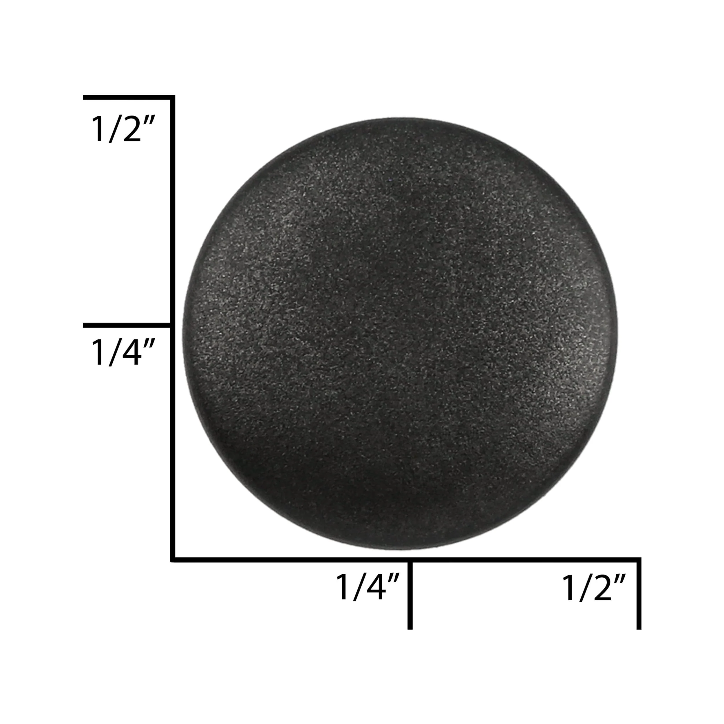 8mm Black, 11mm Head Diameter Double Cap Jiffy Rivets, Iron, 100-pack - Image 6