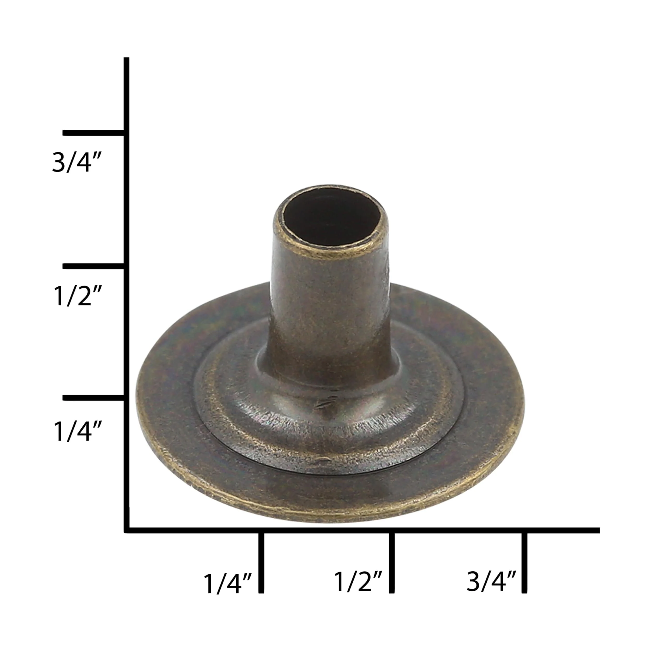 Line 24 Antique Brass, Post, Steel - Image 5