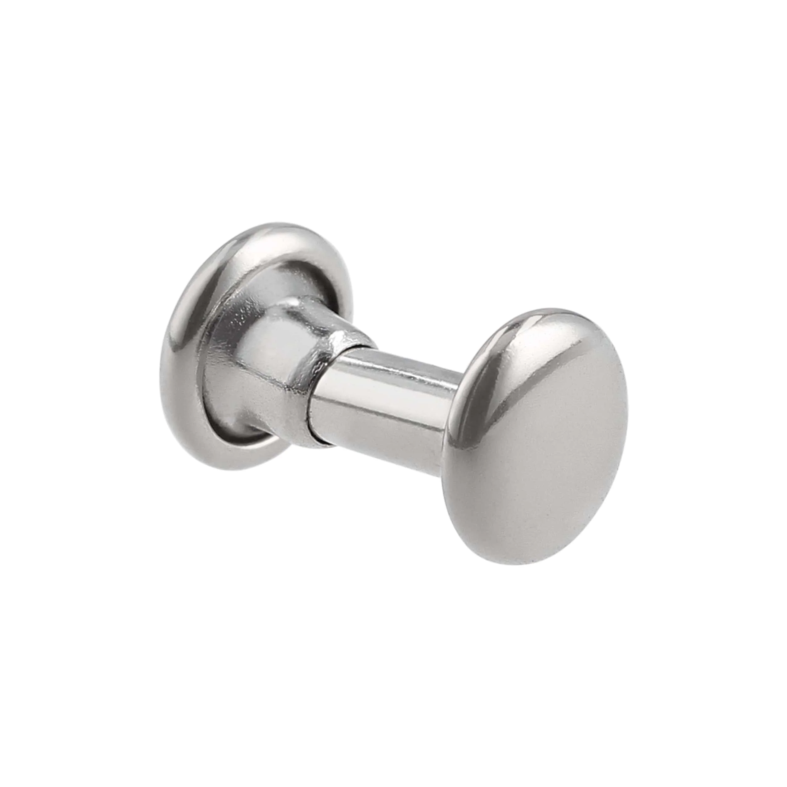 10mm Nickel, Double Cap Jiffy Rivet, Iron - PK100 - Image 2