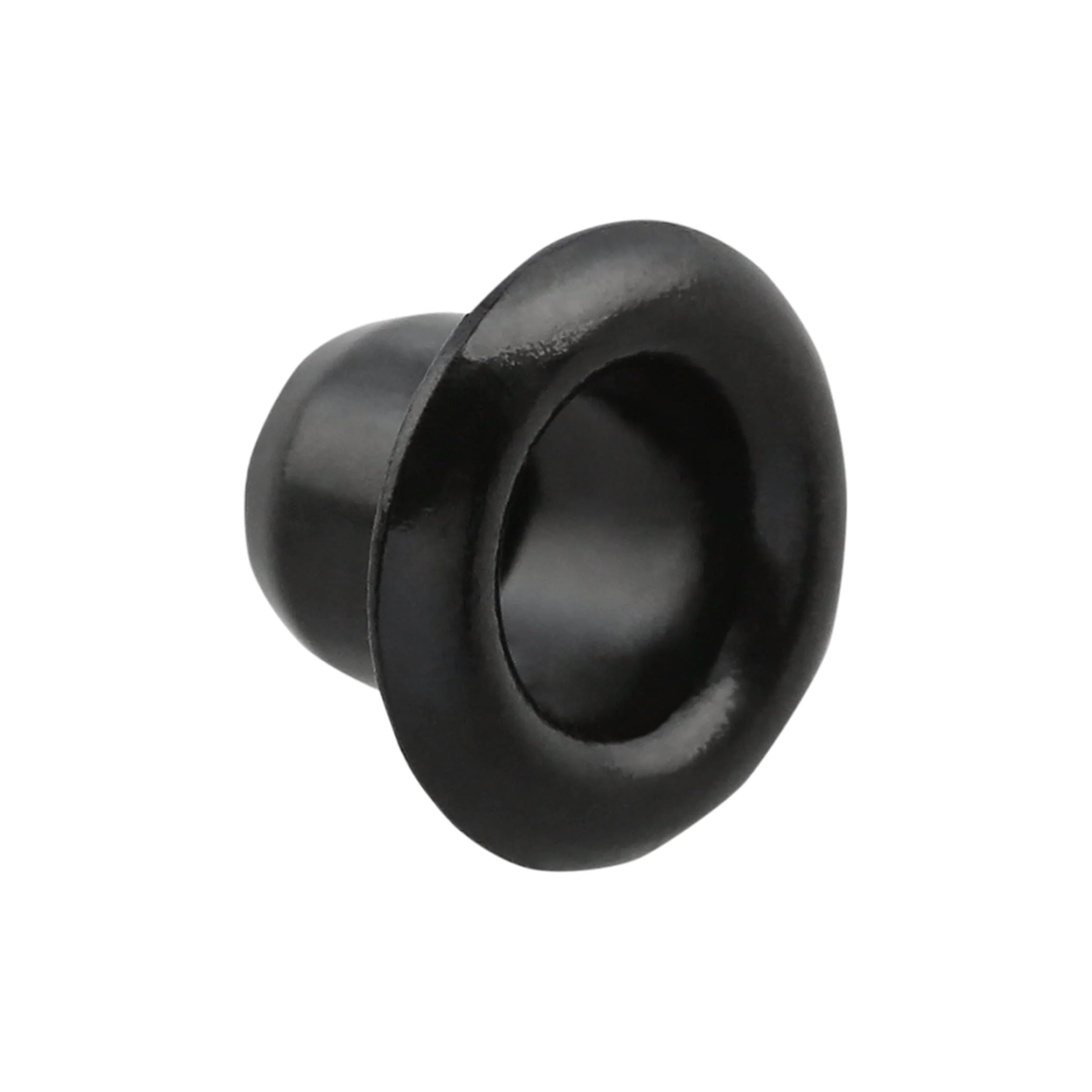 4.7mm Black, Eyelet, Solid Brass - 12 pk