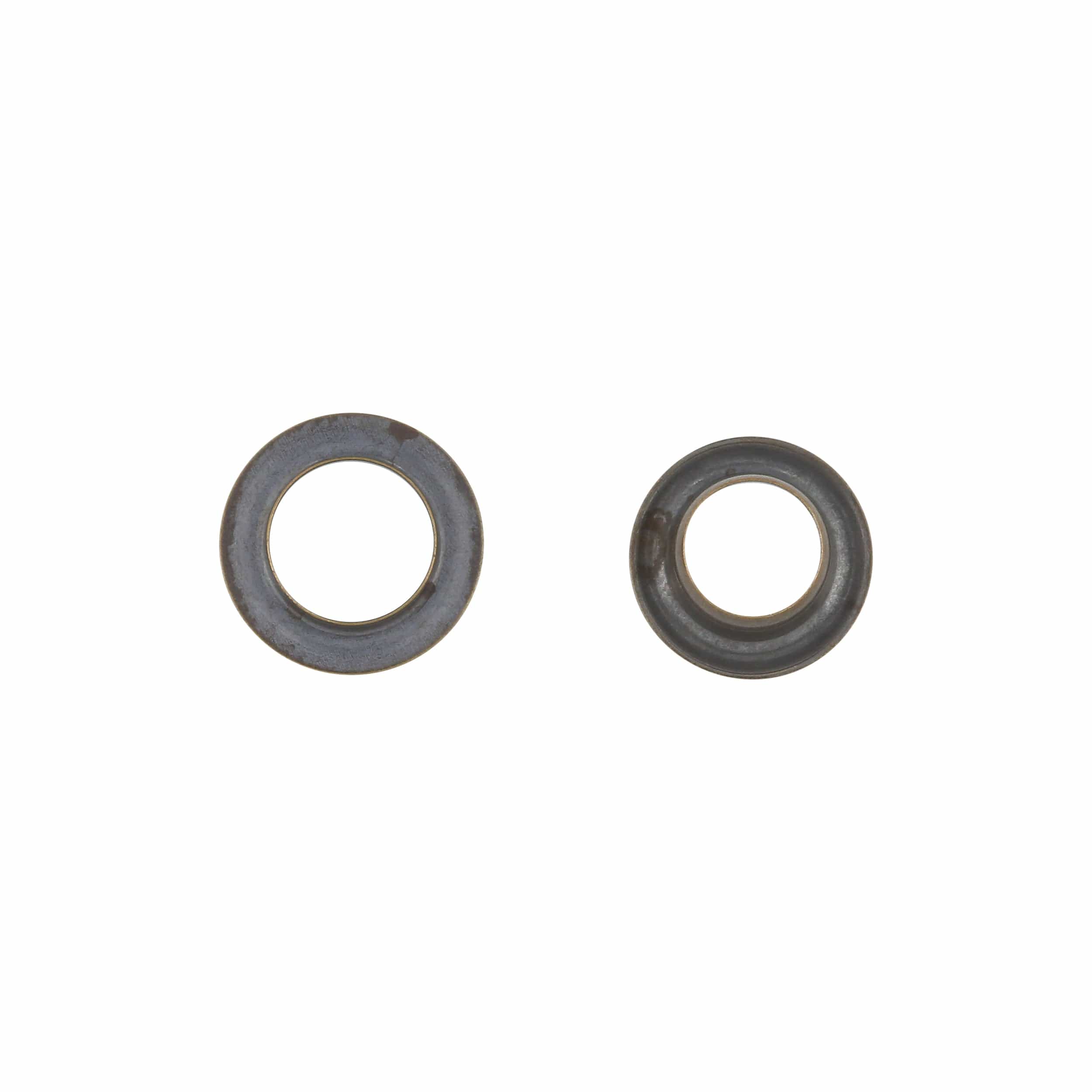 7/16" Antique Brass, Eyelet with Washer, Solid Brass - 12 pk - Image 4