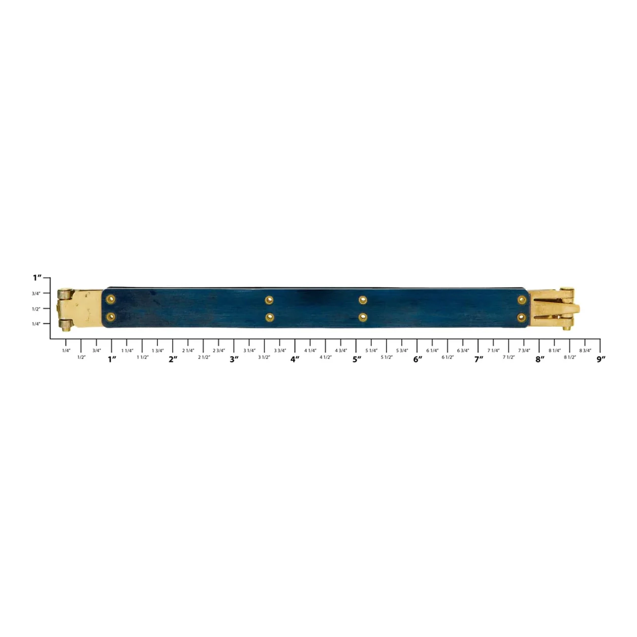 8" Facile Hexagonal Frame With Brass Hinges, Steel - Image 2