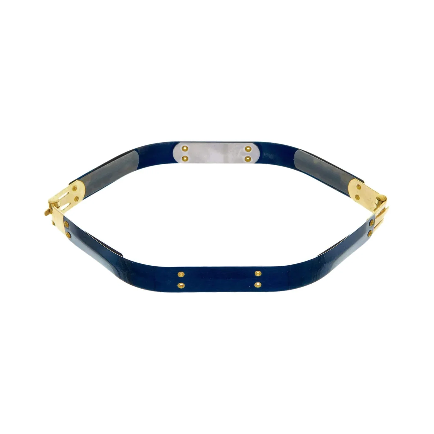 9", Facile Hexagonal Frame with Brass Hinges, Steel