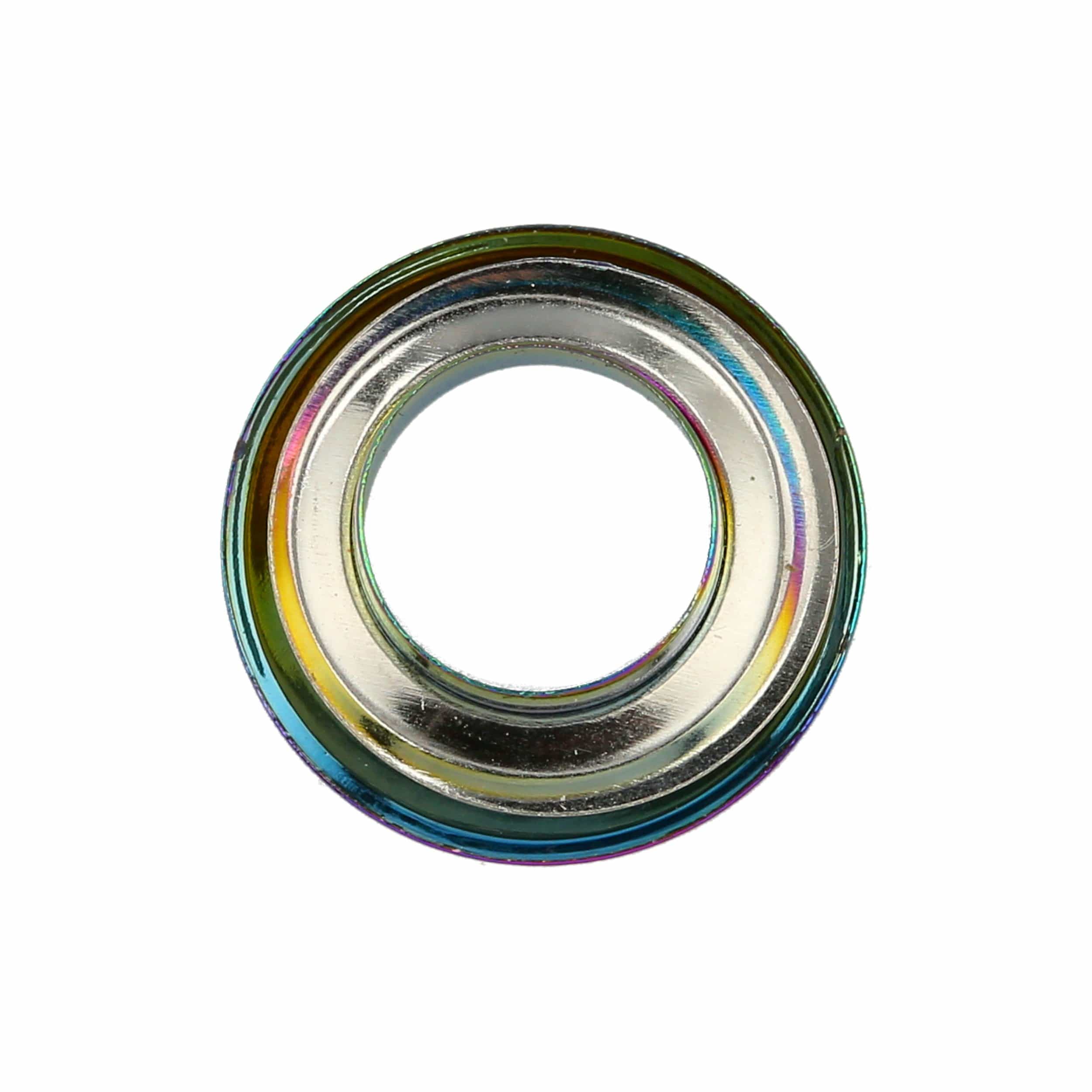 8mm Rainbow, Eyelet with Washer, Zinc Alloy - #A-450-8-IR - Image 4