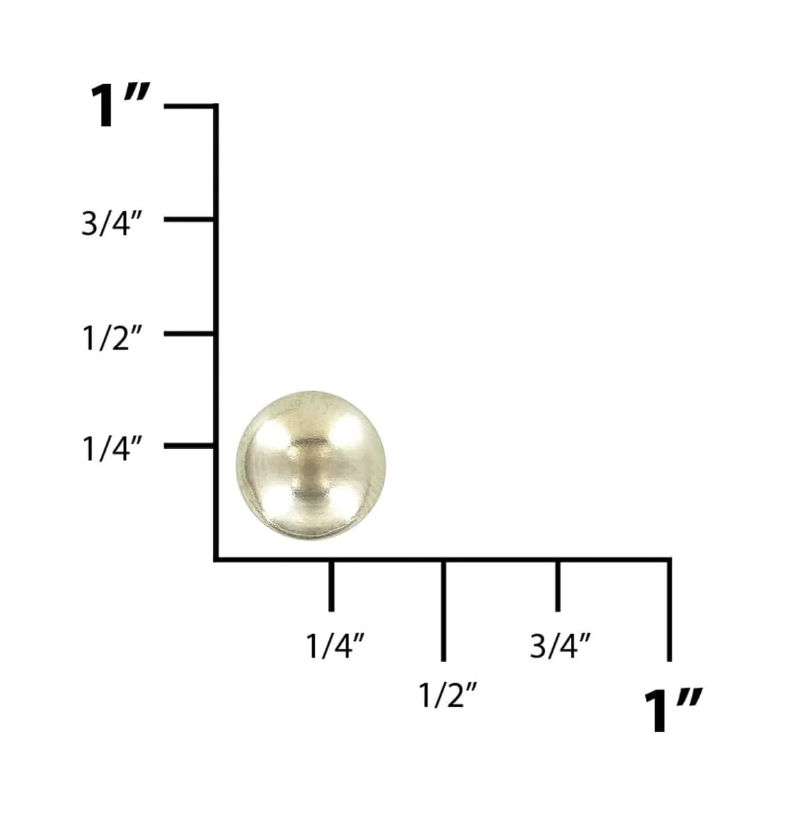 9mm Nickel, Push Button, Steel - Image 3