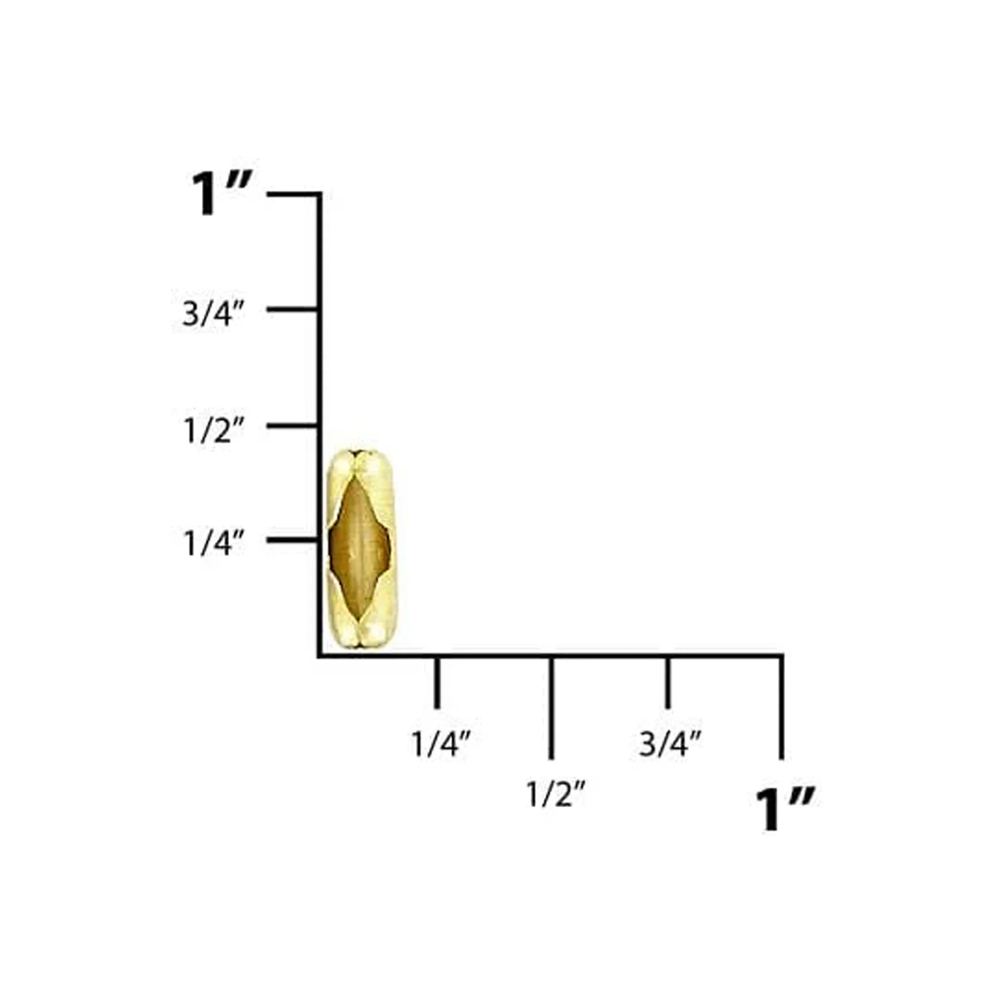 1/2" Brass, Beaded End Connectors, Steel - Image 2