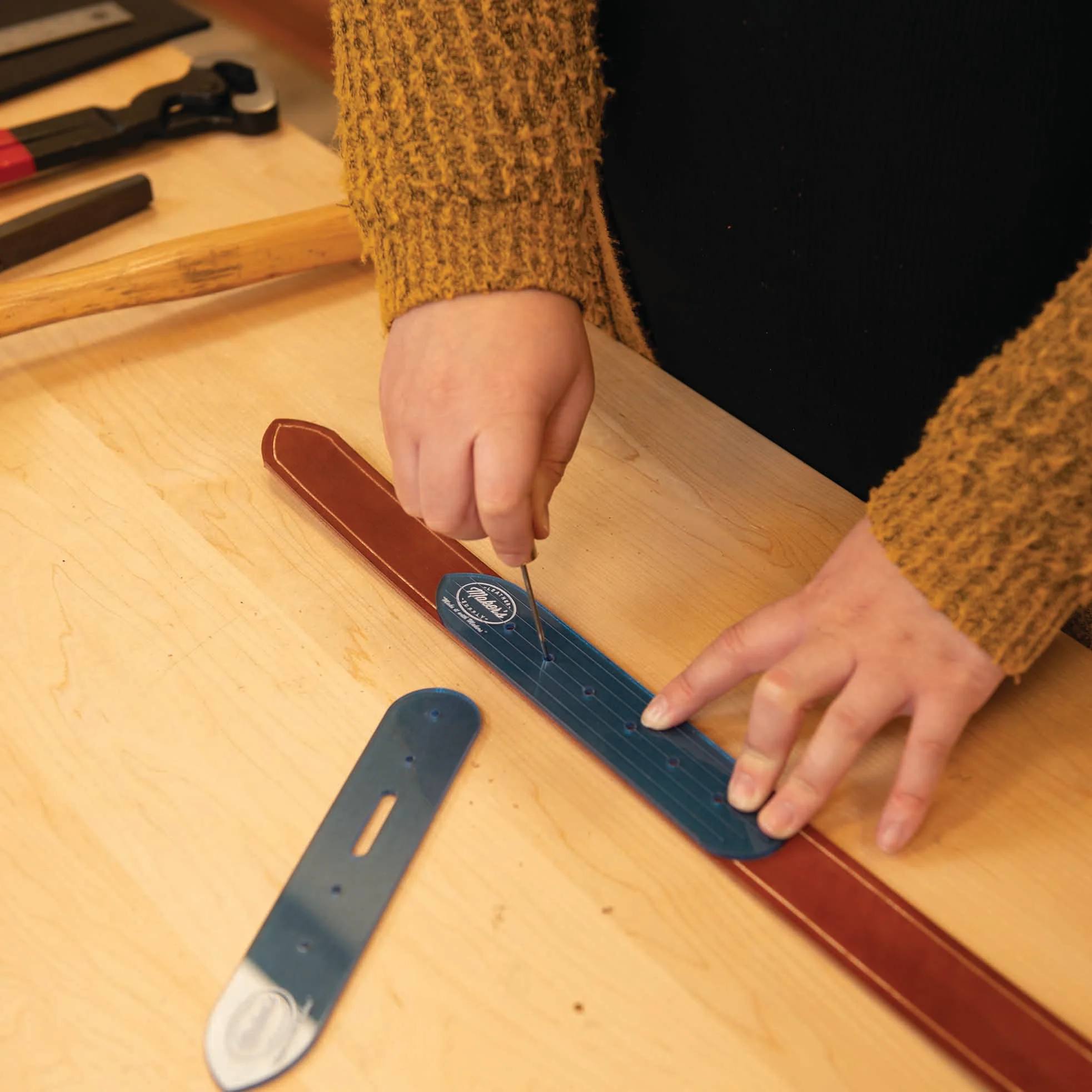 Belt End Template Set by Maker's Leather Supply - Image 7