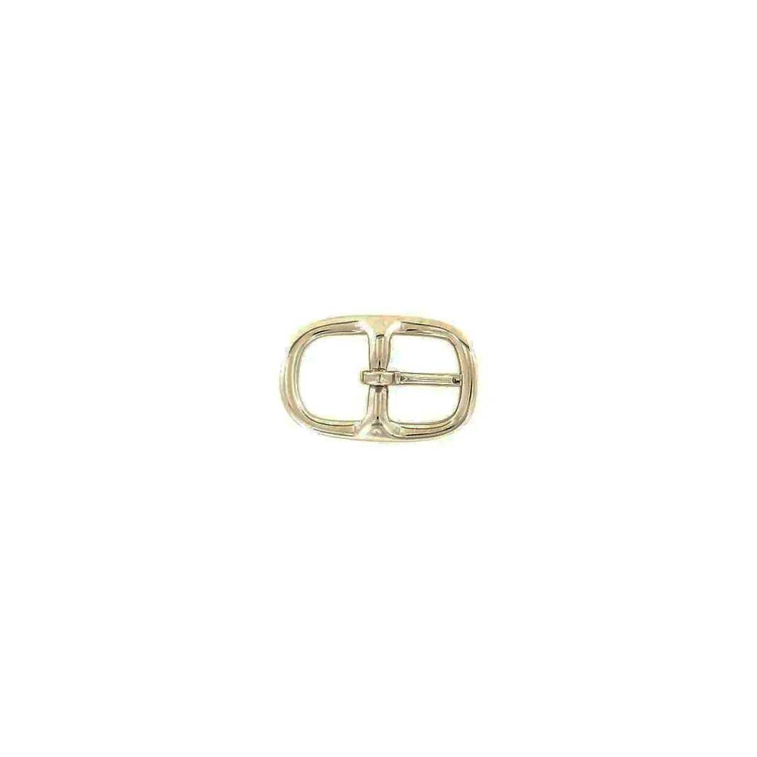 3/4" Nickel, 29x46mm Center Bar Buckle, Solid Brass - Image 4