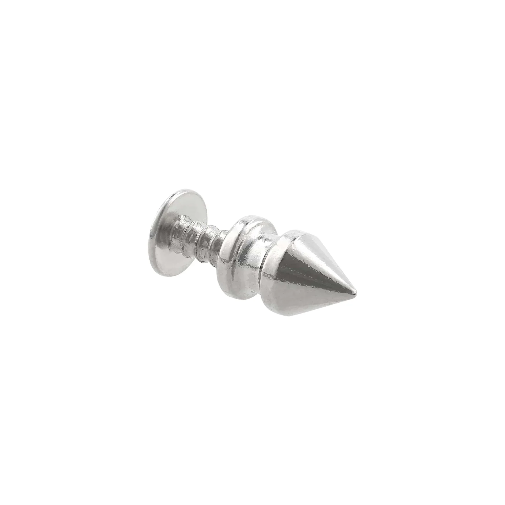 8mm Nickel, Spike Stud, Zinc Alloy - PK10 - Image 3