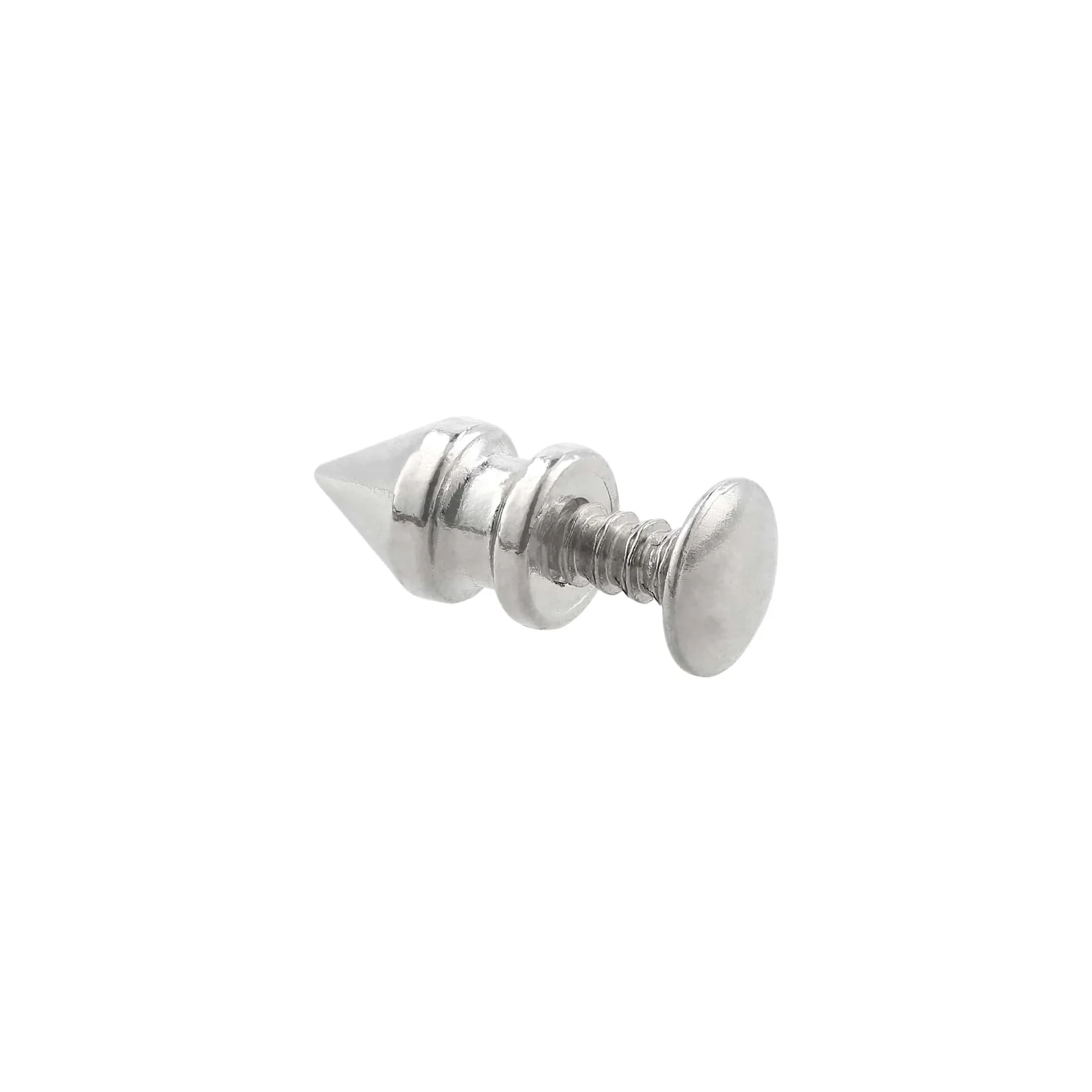 8mm Nickel, Spike Stud, Zinc Alloy - PK10 - Image 5