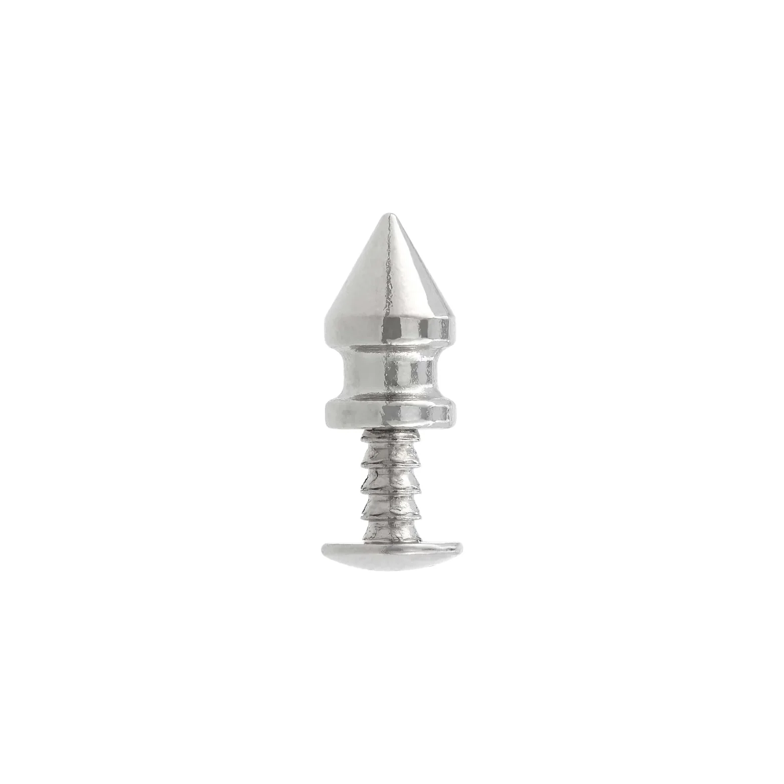 8mm Nickel, Spike Stud, Zinc Alloy - PK10 - Image 6