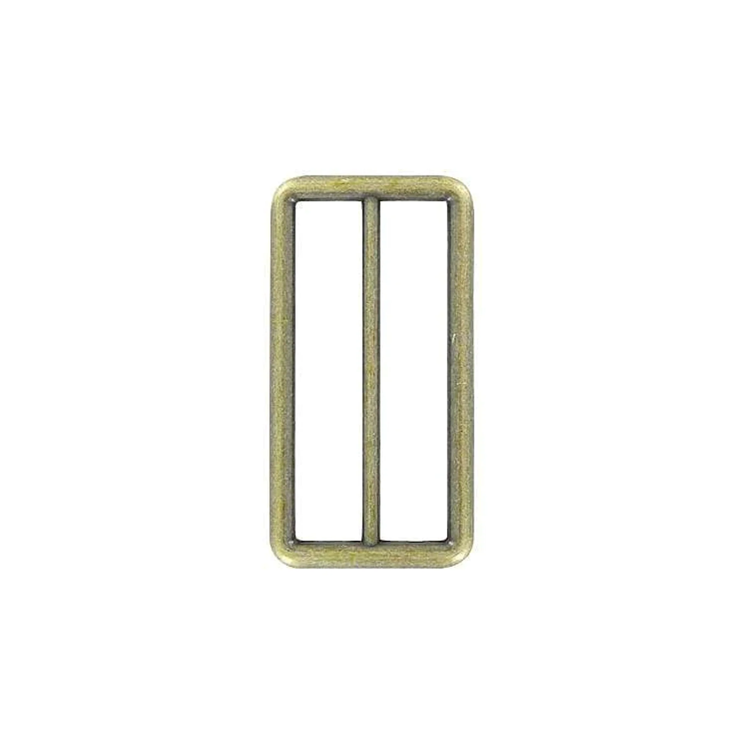 2" Antique Brass, Cast Concave Slide Ring, Zinc Alloy