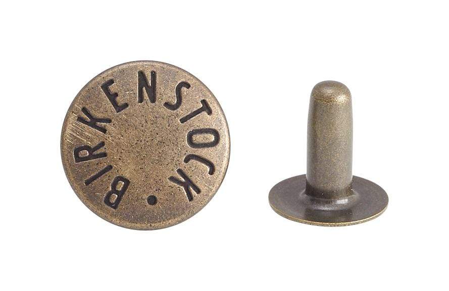 1/2" Antique Brass, Birkenstock Rivet With Cap, Zinc Alloy