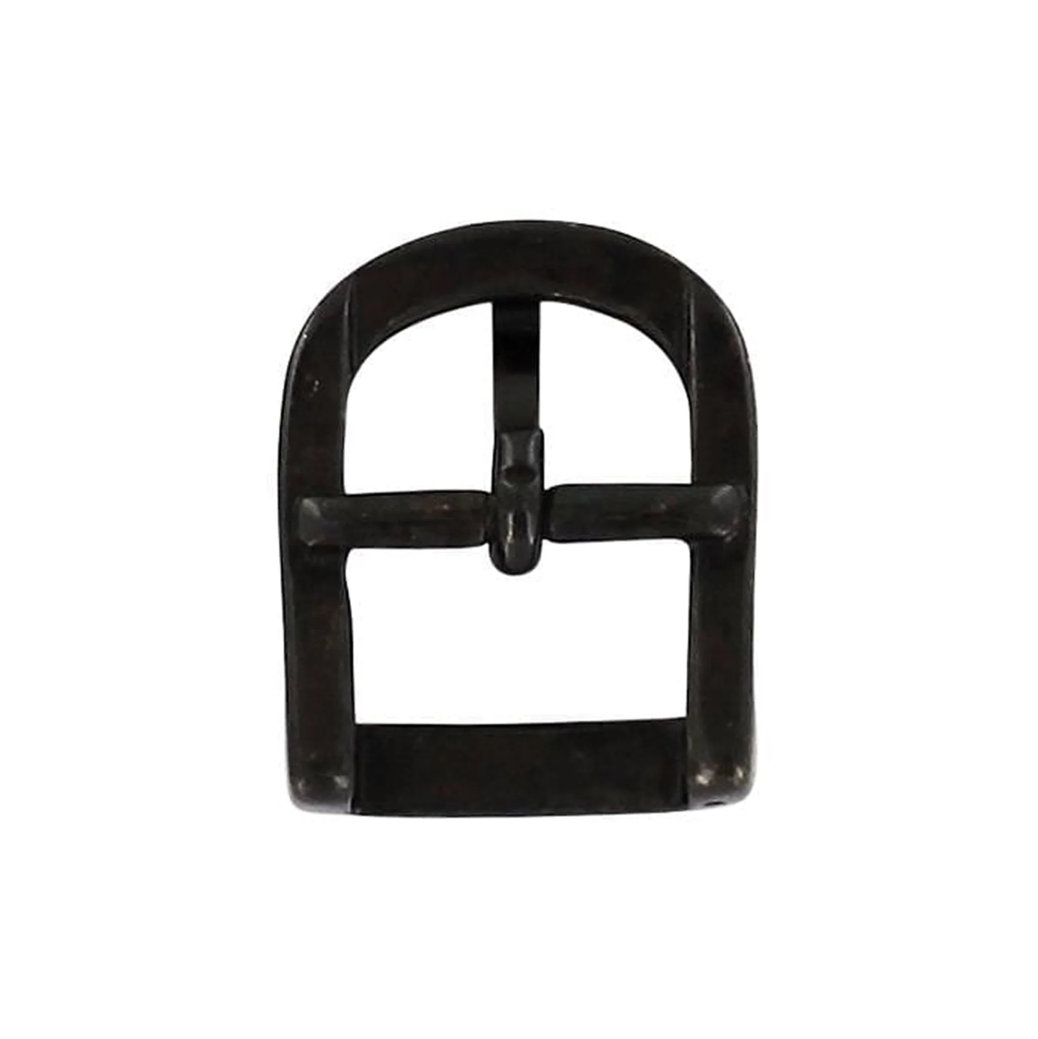 5/8" Antique Brass, D Shaped Center Bar Buckle, Steel - Image 5