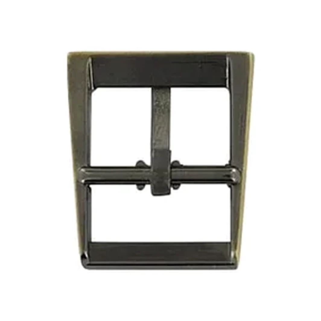 3/4" Antique Brass, Funky Center Bar Buckle, Zinc Alloy - Image 4