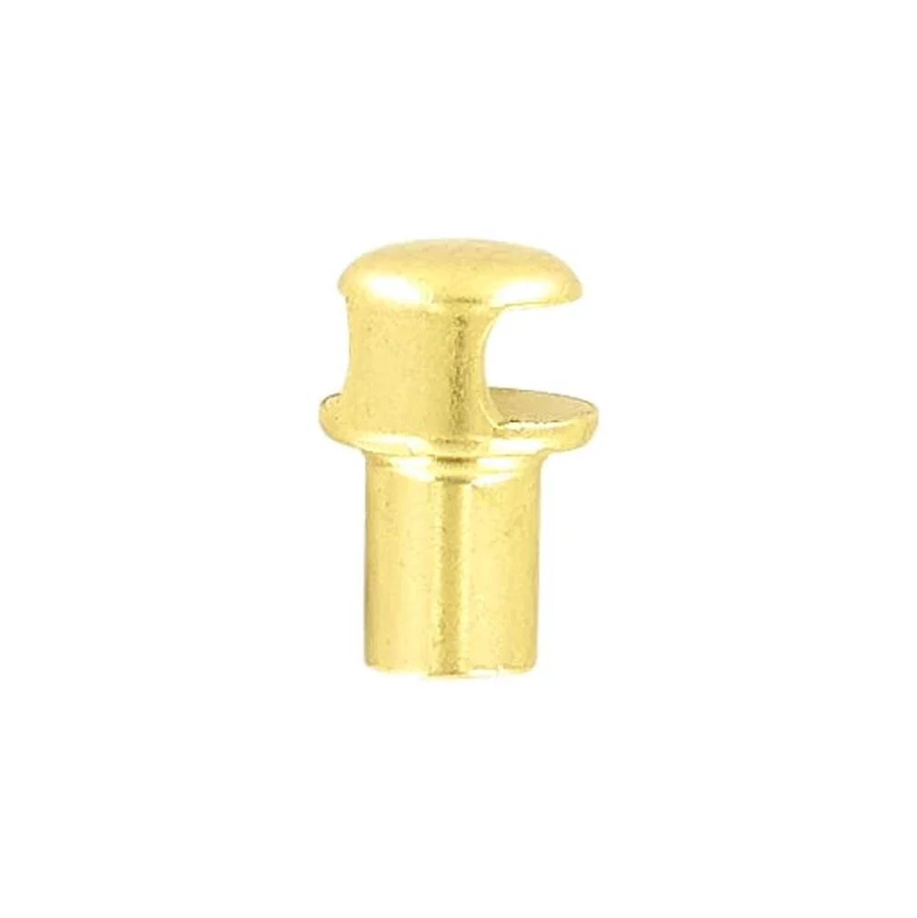 1/2" Brass, Boot Lace Eyelet Hook, Solid Brass - Image 4