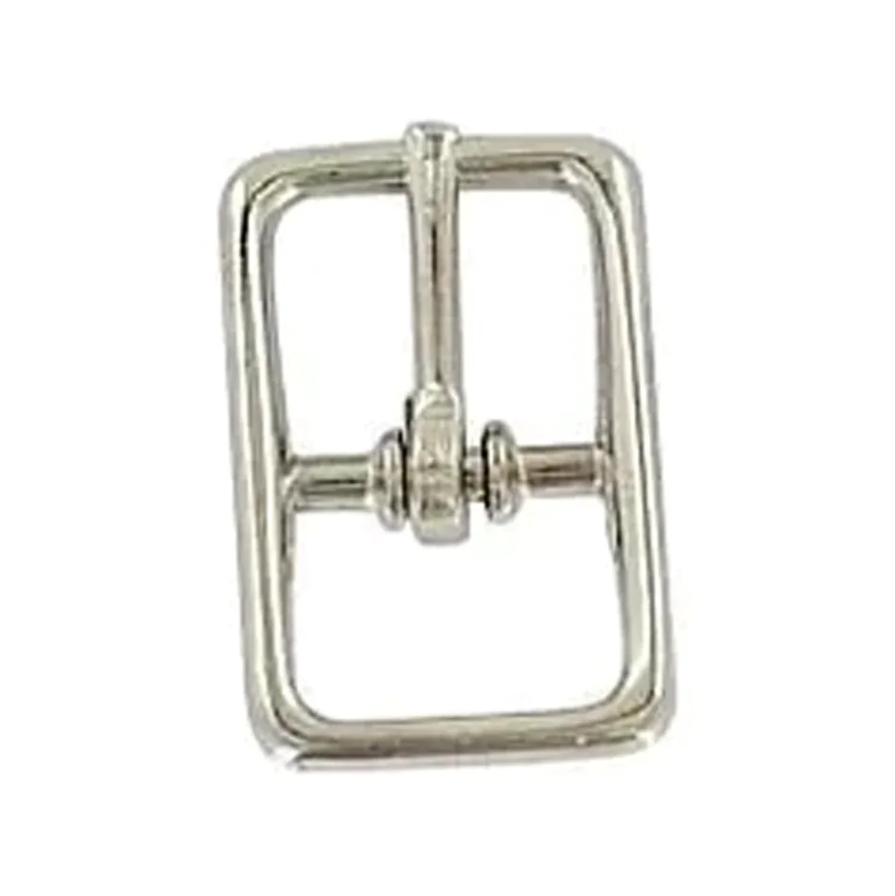 1/2" Nickel, 19x31mm Center Bar Buckle, Zinc Alloy - Image 5