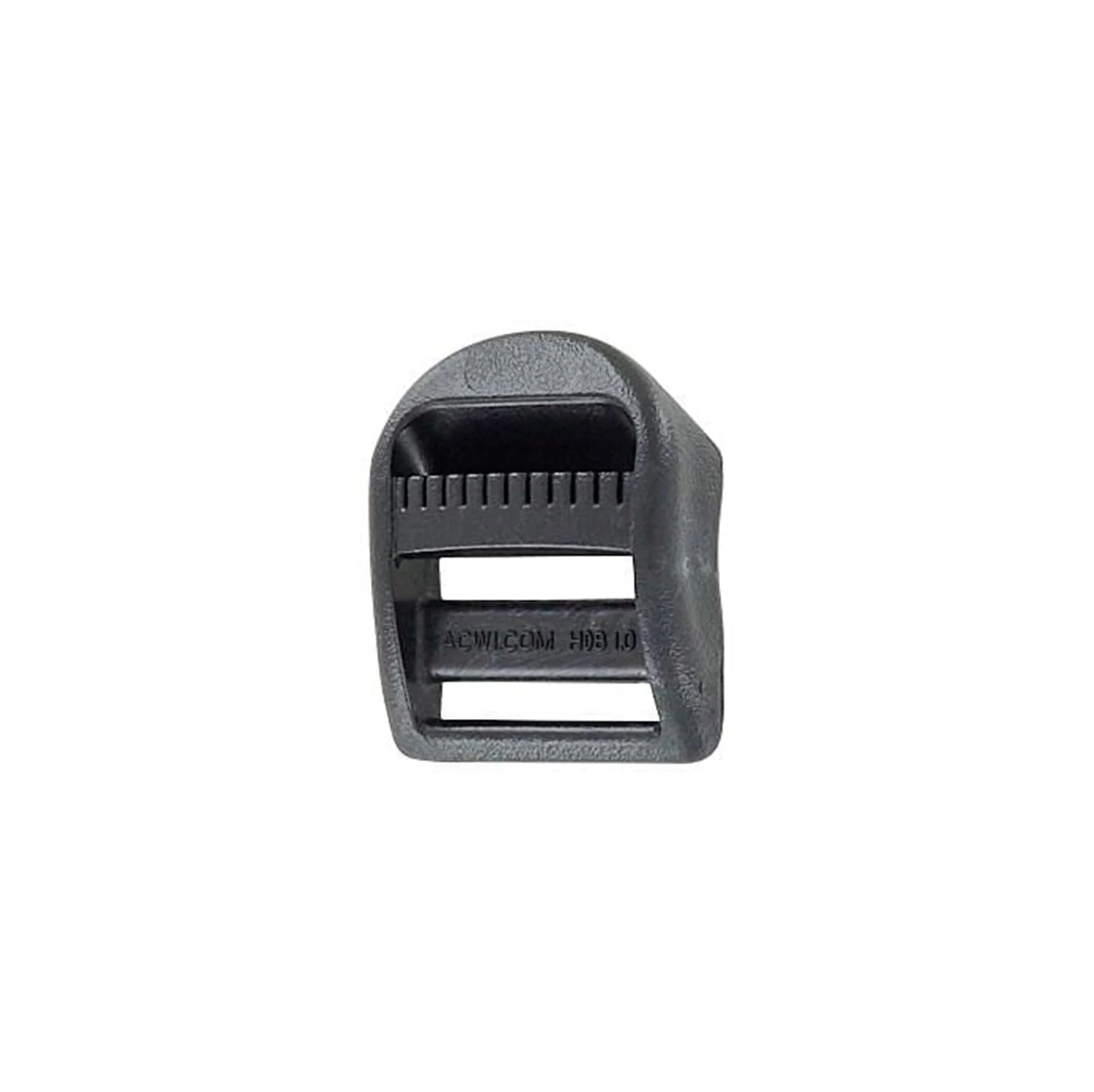 1" Black, Curved Tension Lock, Plastic - Image 3