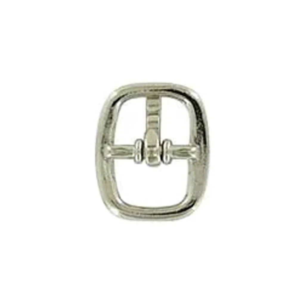 1/4" Nickel, Center Bar Buckle, Zinc Alloy - Image 3