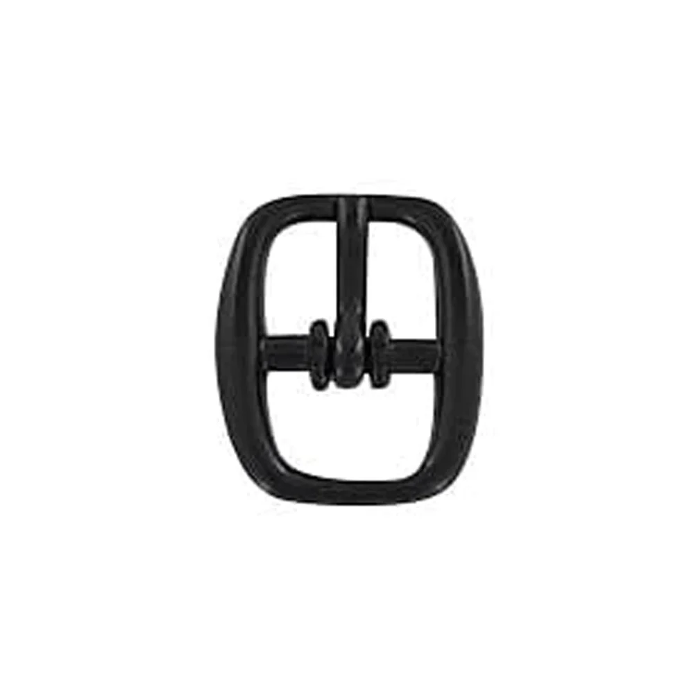 3/8" Black, 15x18mm Center Bar Buckle, Zinc Alloy - Image 3