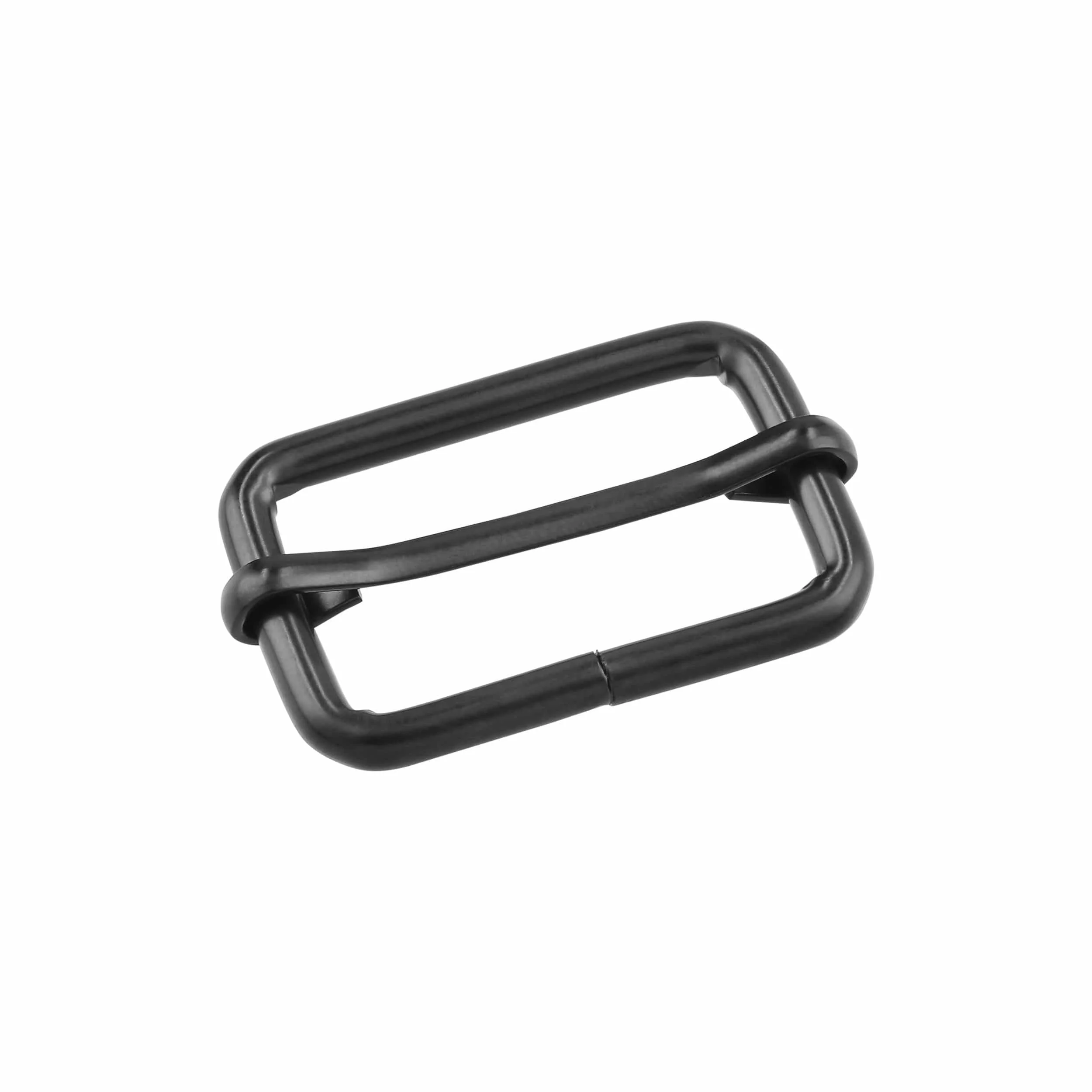 1 1/4" Matte Black, Adjustable Strap Slide, Steel - Image 3