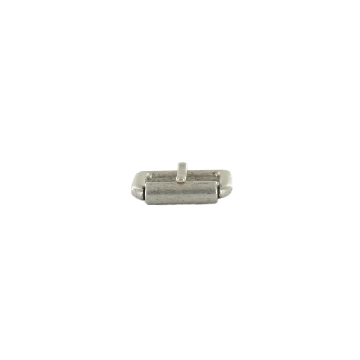 1 1/2" Brushed Nickel, Heel Bar Roller Buckle, Zinc Alloy - Image 4