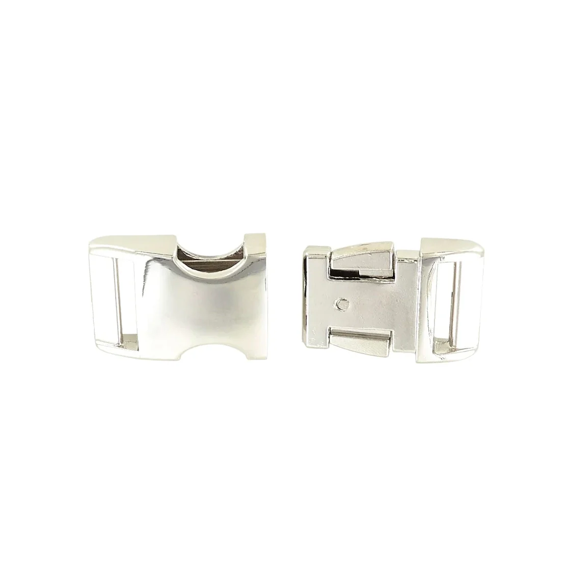 1" Nickel, Side Squeeze Buckle, Aluminum - Image 3