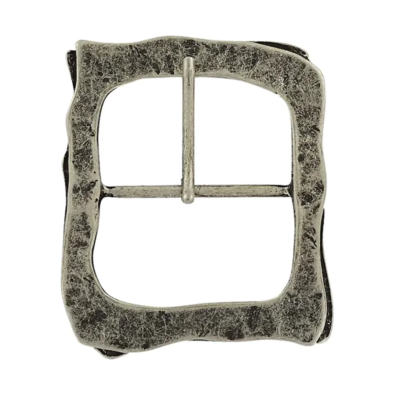 2 1/4" Antique Nickel, Artisan Center Bar Buckle, Zinc Alloy - Image 3