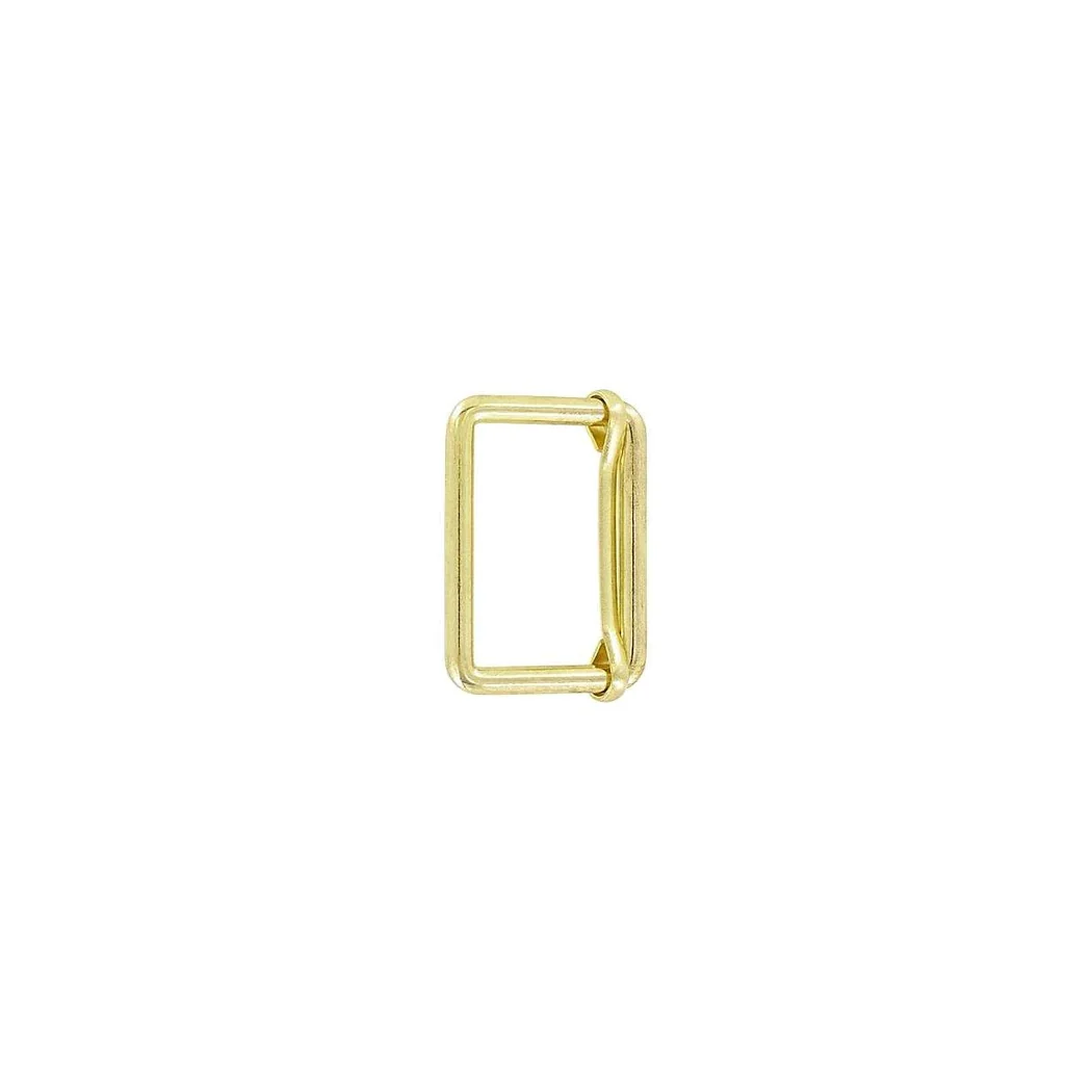 1 1/2" Brass, Cast Adjustable Strap Slide, Zinc Alloy - Image 3