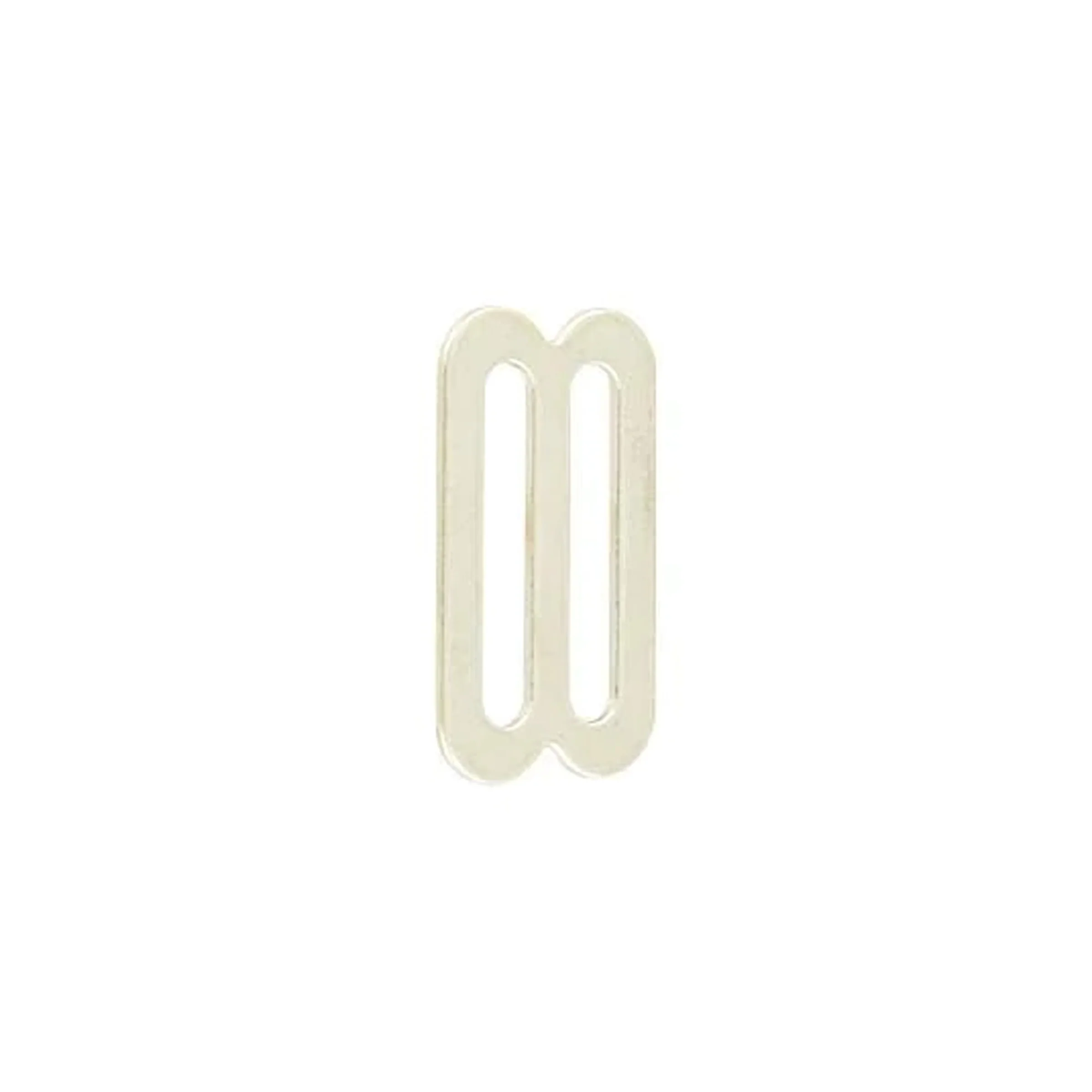 1" Nickel, Flat Stamped Double Loop, Tri Bar Slide, Steel - Image 3