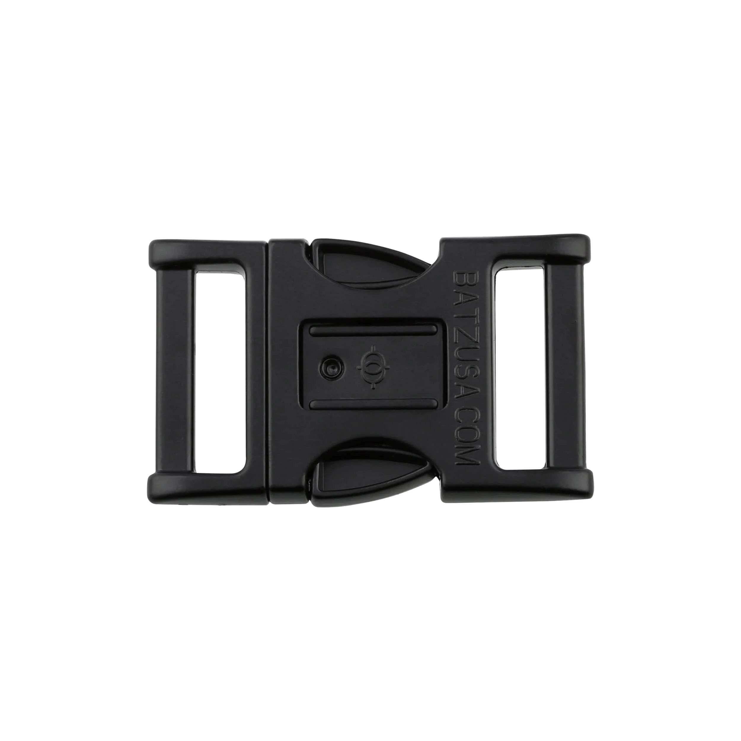 1" Matte Black, Side Squeeze Buckle, Zinc Alloy - Image 3