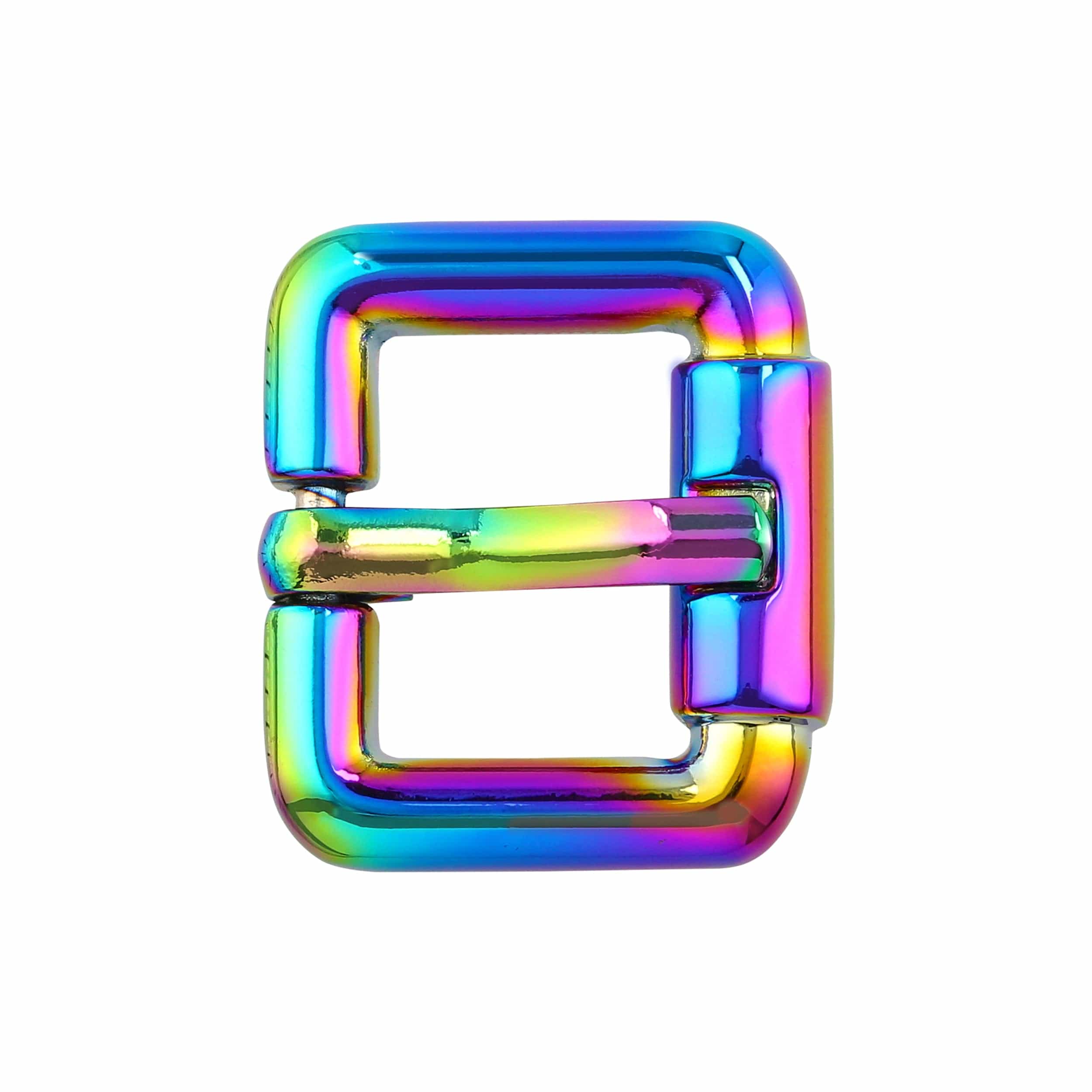 3/4" Rainbow, Imitation Roller Heel Bar Buckle, Zinc Alloy-PK5 - Image 5