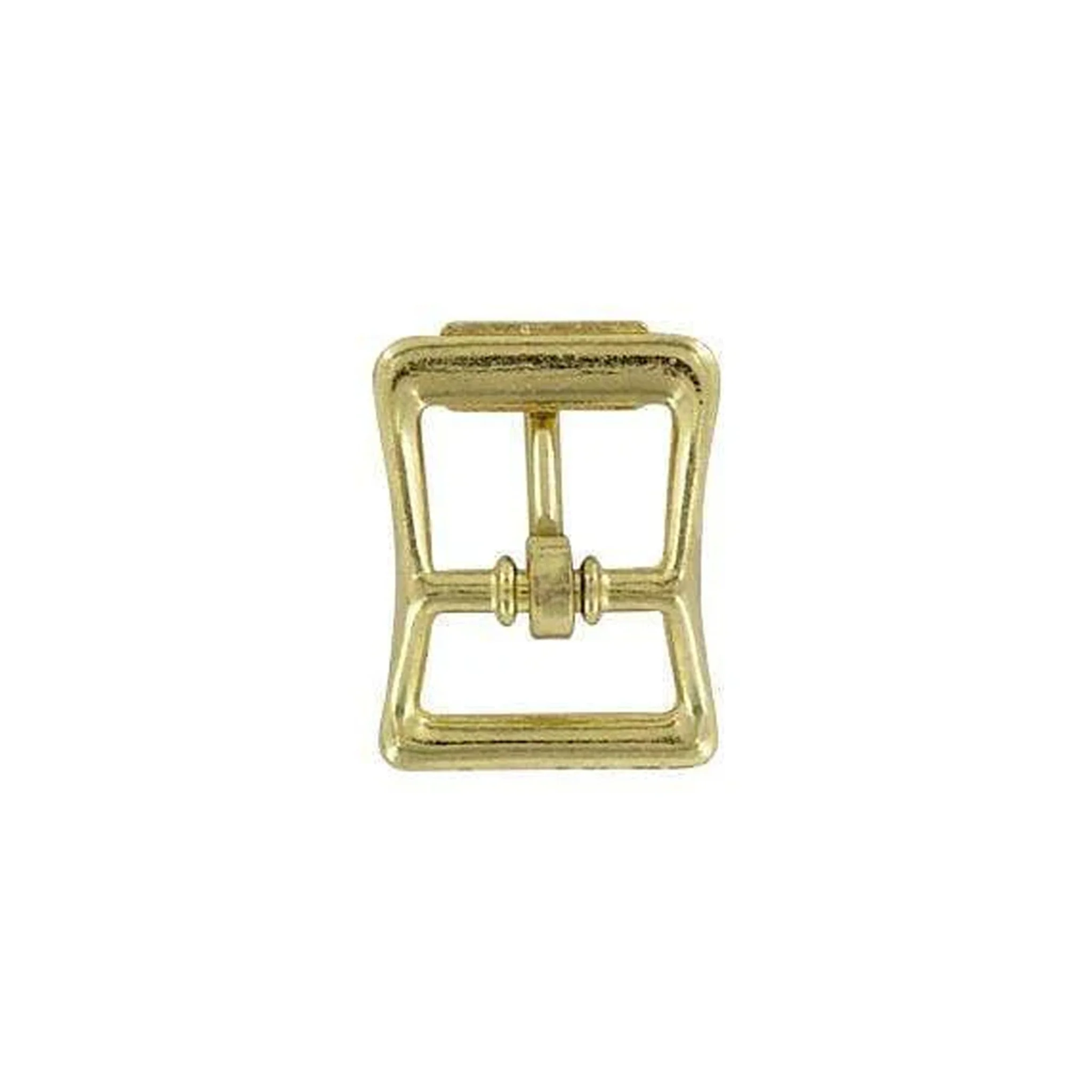 5/8" Brass, Imitation Roller Center Bar Buckle, Zinc Alloy - Image 3