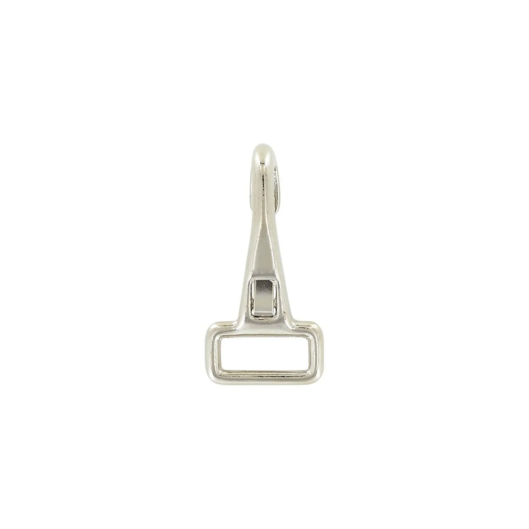 1" Nickel, 3" Halter Snap Hook, Steel - Image 3