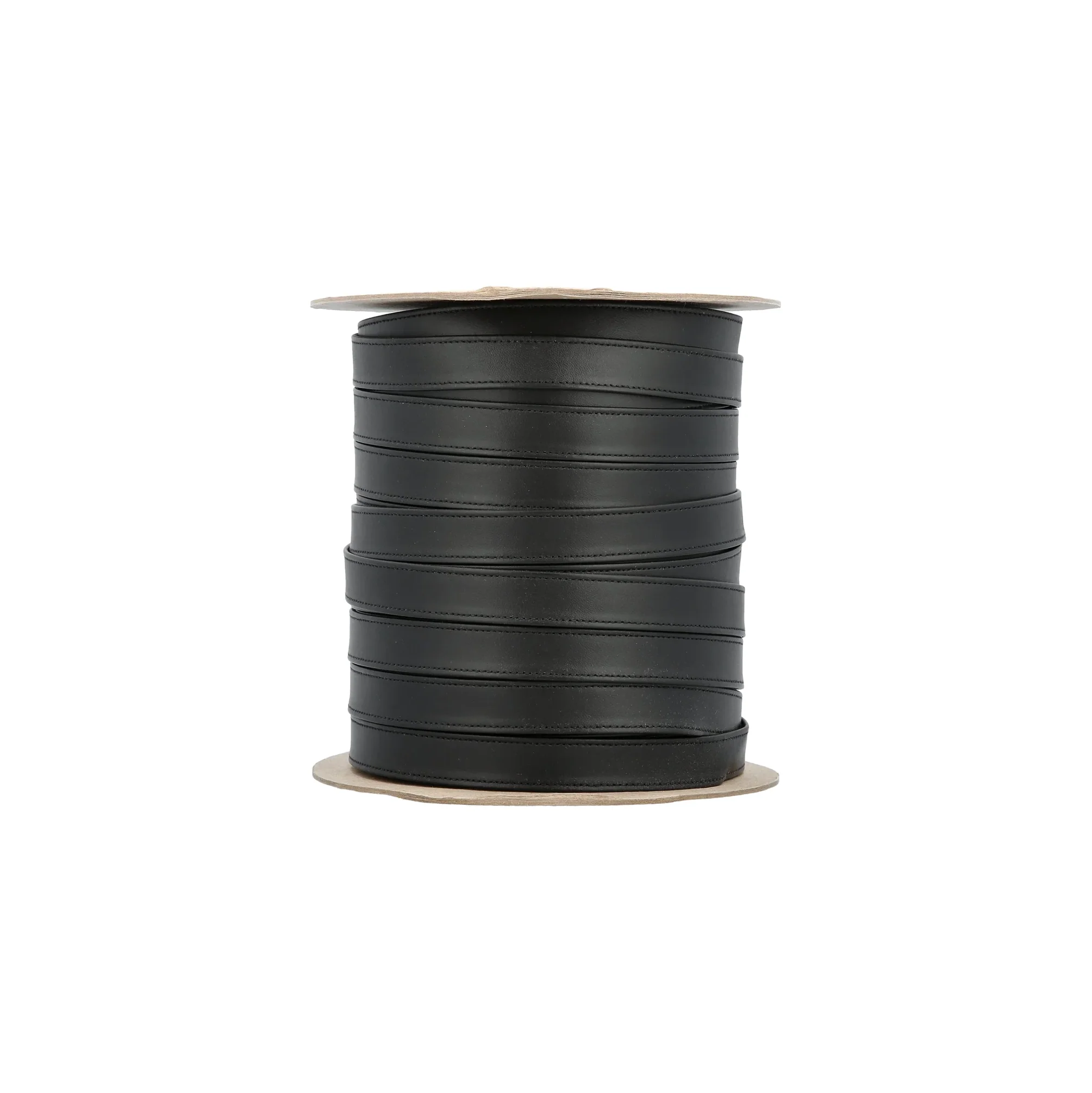 7/8" Black, Leather Strapping, Leather