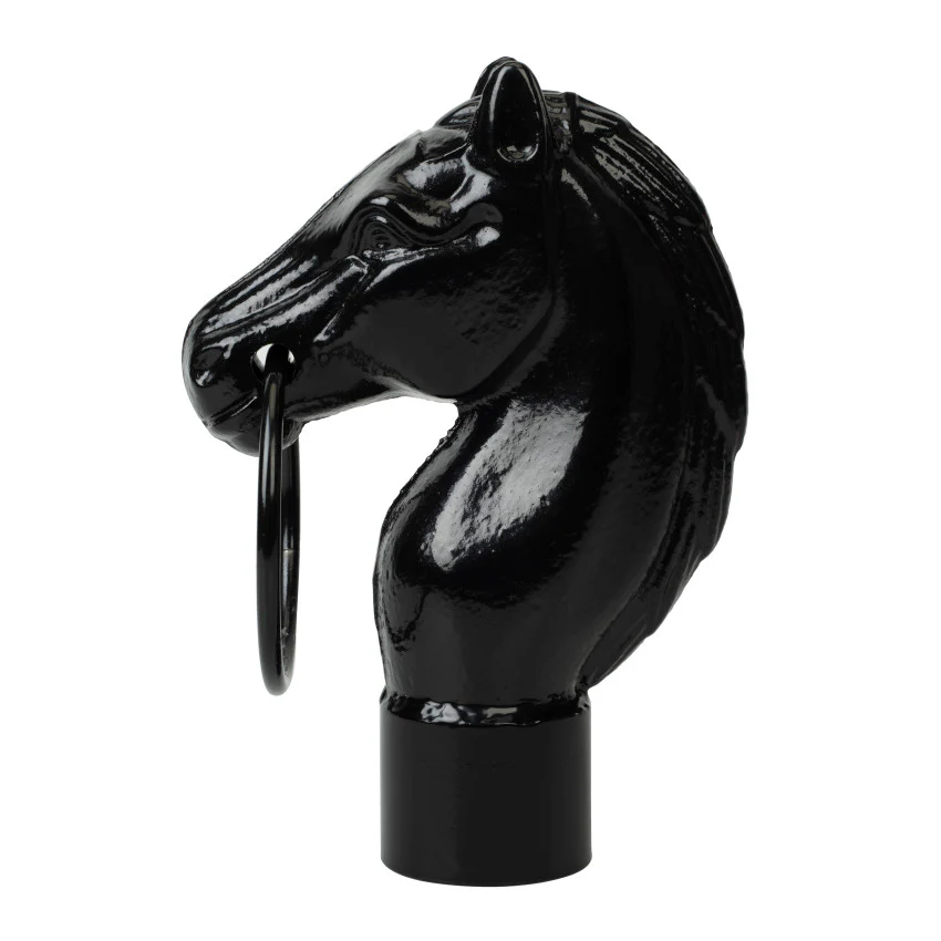 Cast Iron Horse Head Hitching Post - Image 2